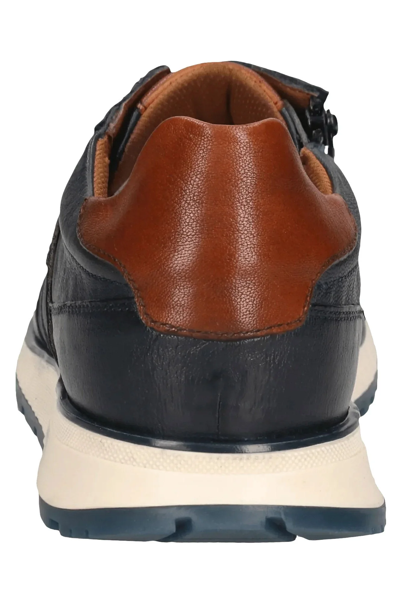 Leather Trainers - Dark Navy - Image 4