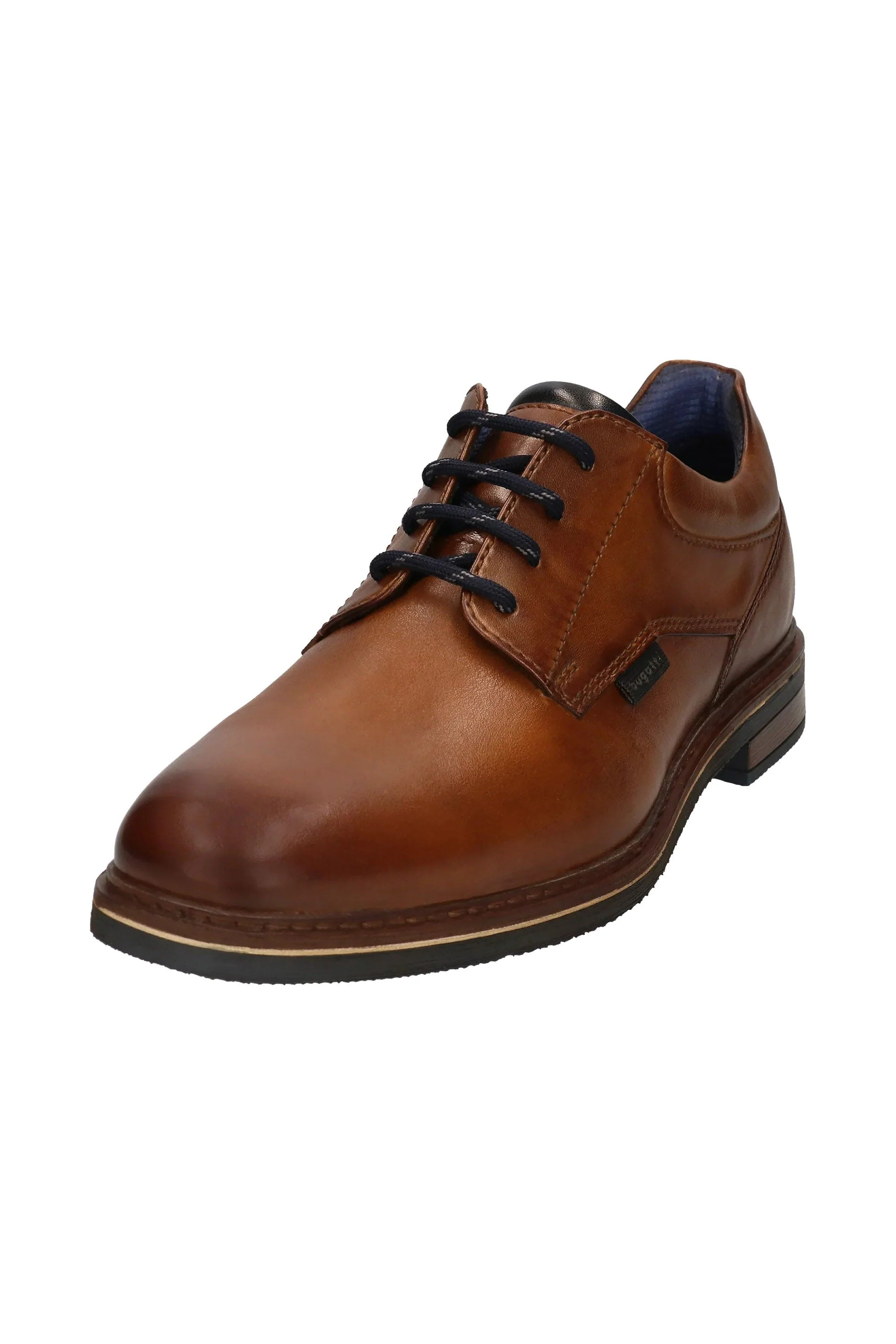 Maik Exko Extra Comfort Leather Shoe - Cognac - Image 3