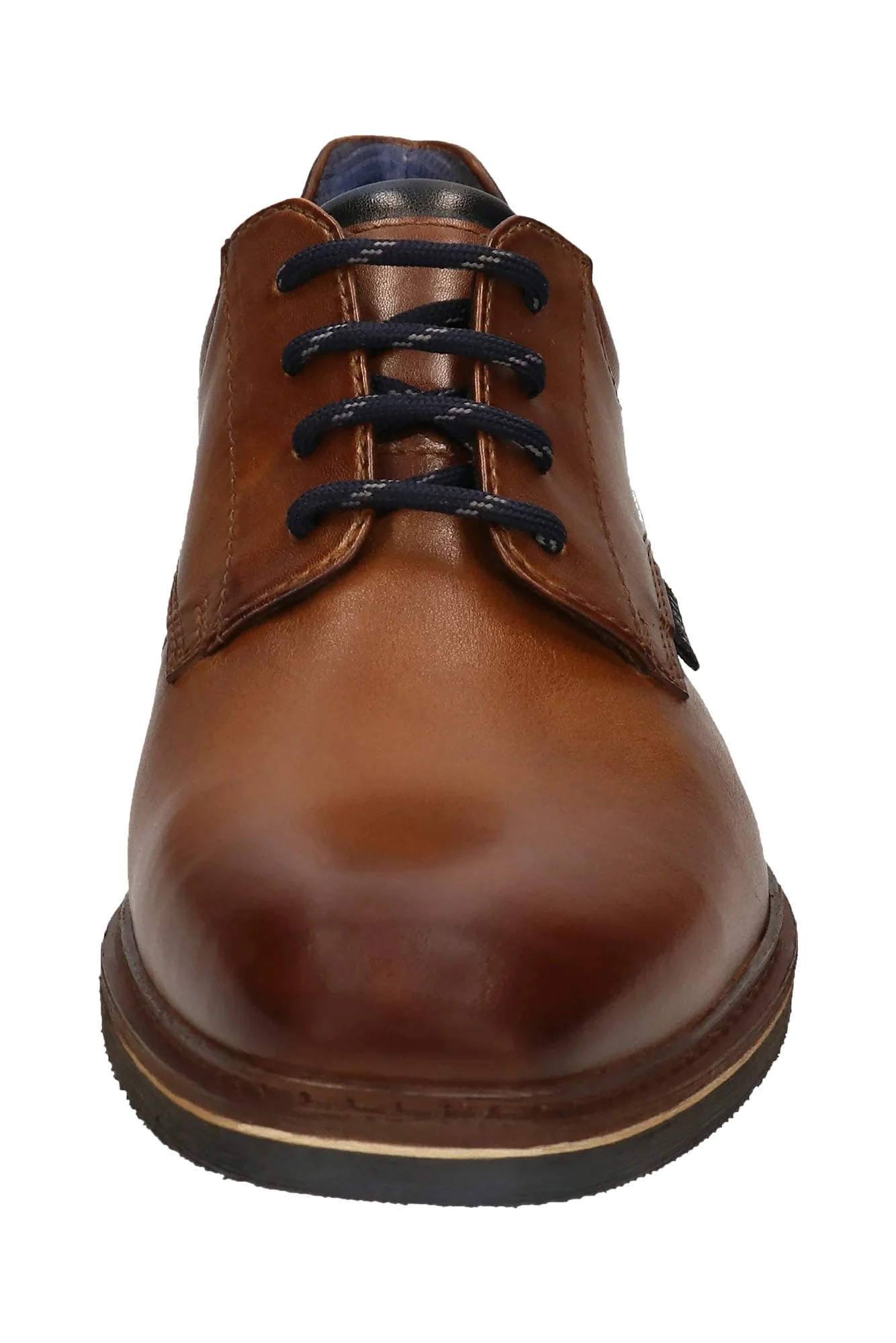 Maik Exko Extra Comfort Leather Shoe - Cognac - Image 4