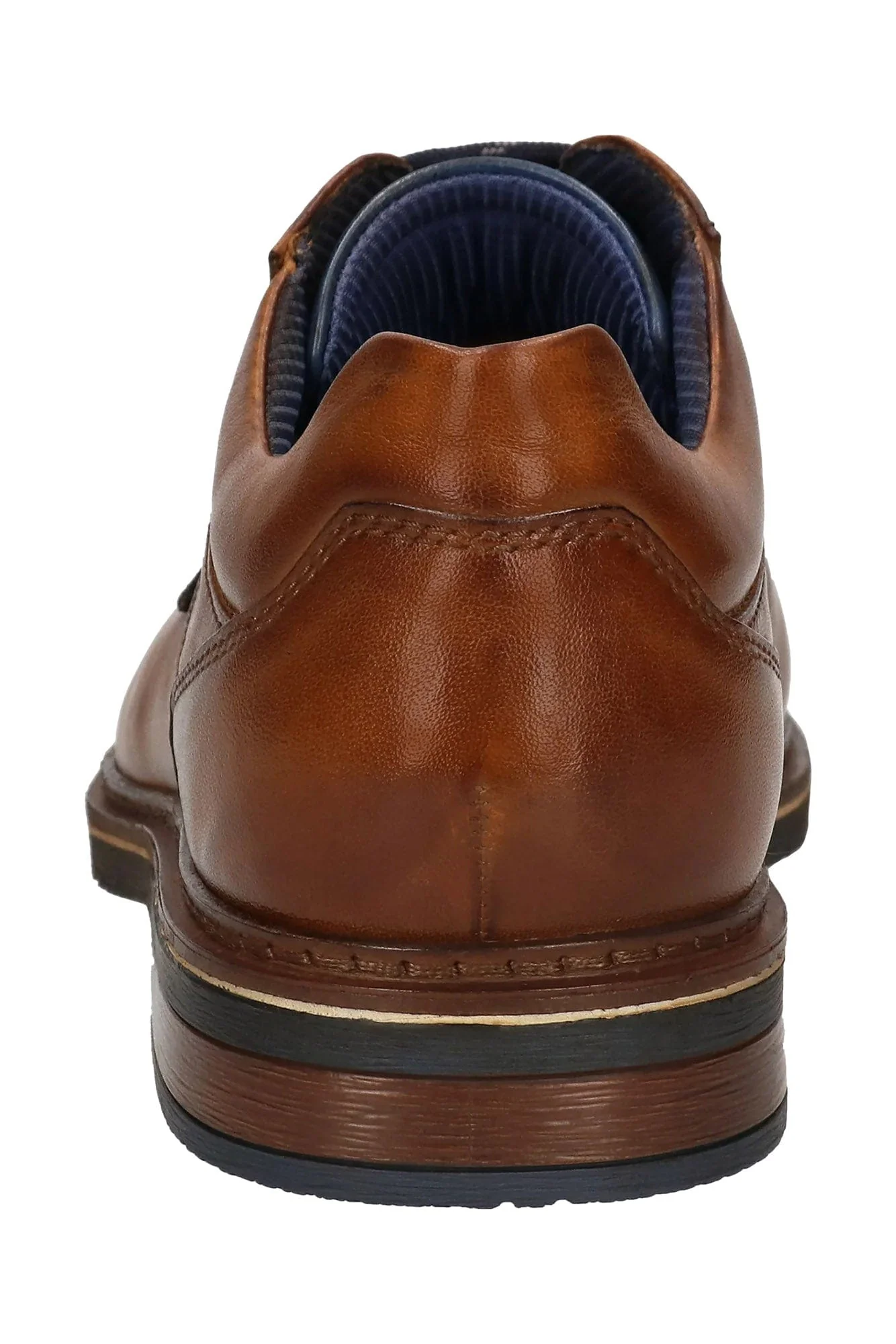 Maik Exko Extra Comfort Leather Shoe - Cognac - Image 6