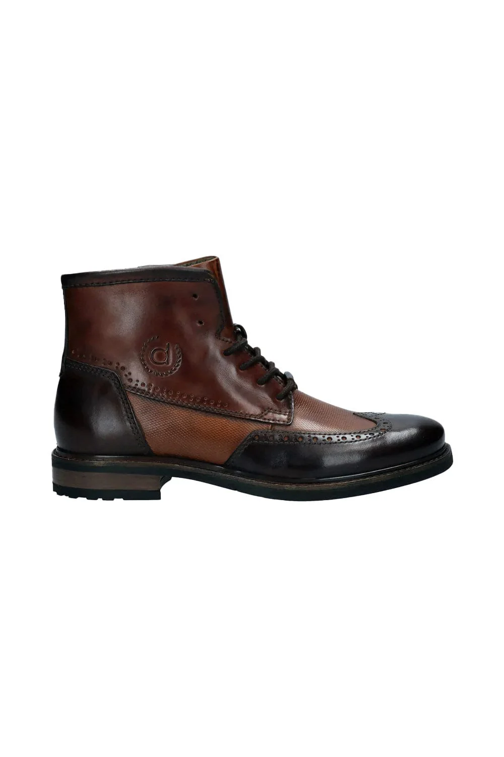 Marcello I Leather Ankle Boots - Dark Brown/Cognac - Image 2