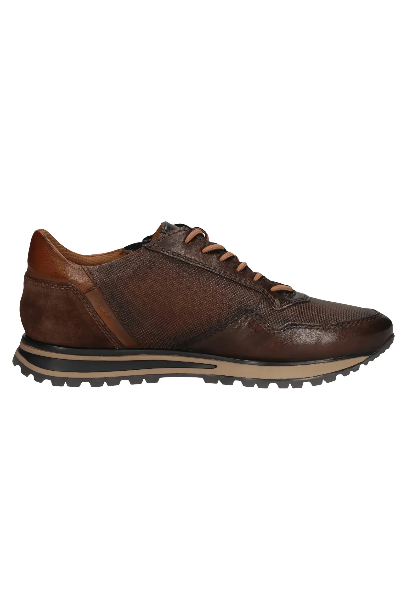 Philip Leather Soft Fit Trainers - Brown - Image 4