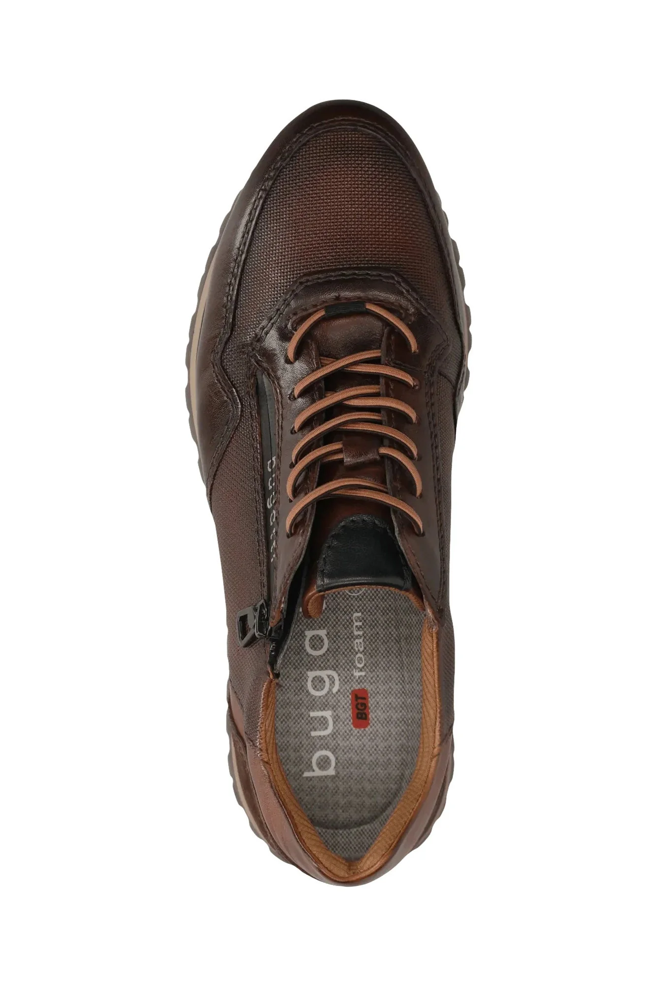 Philip Leather Soft Fit Trainers - Brown - Image 5