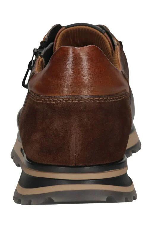 Philip Leather Soft Fit Trainers - Brown - Image 7