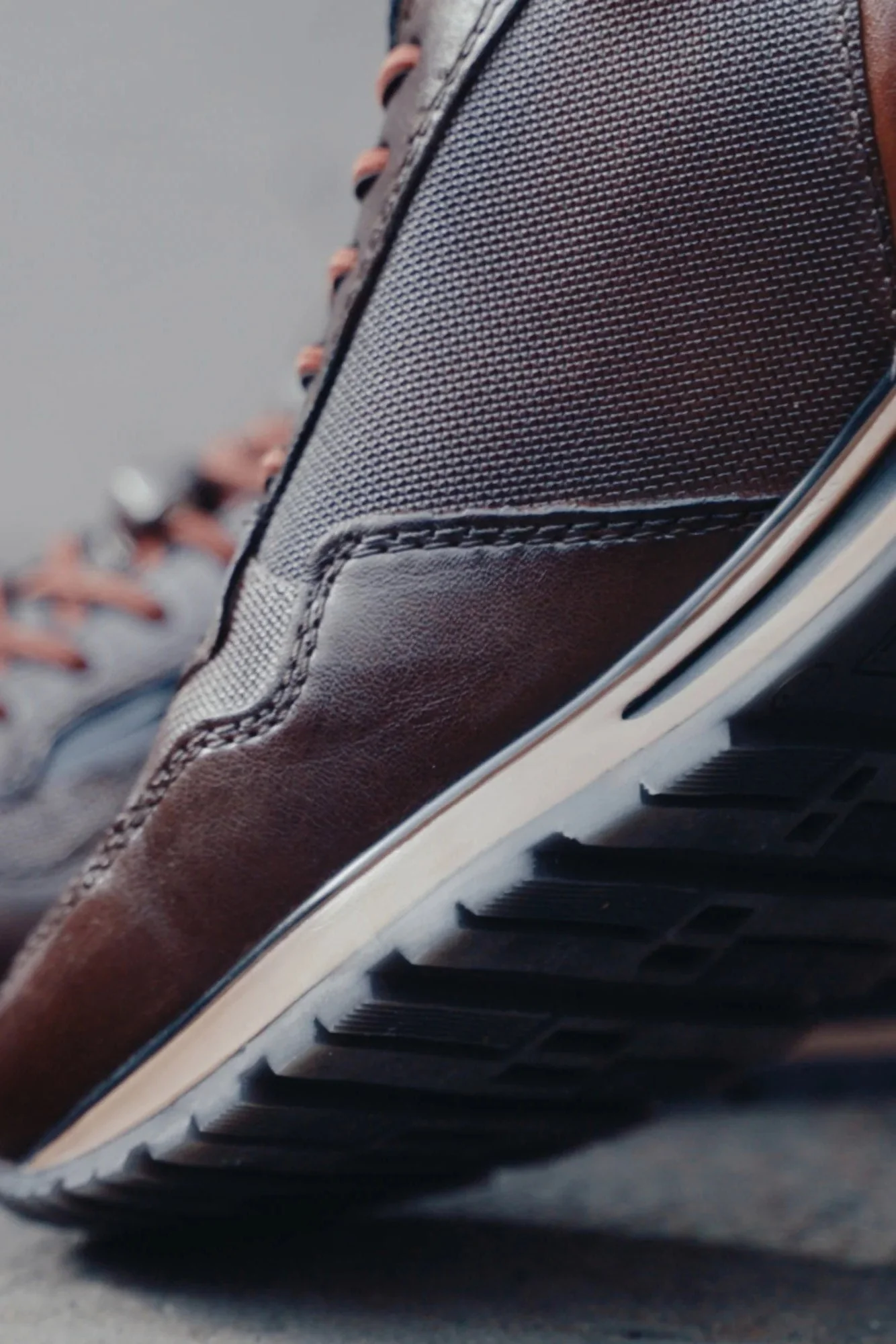 Philip Leather Soft Fit Trainers - Brown - Image 8
