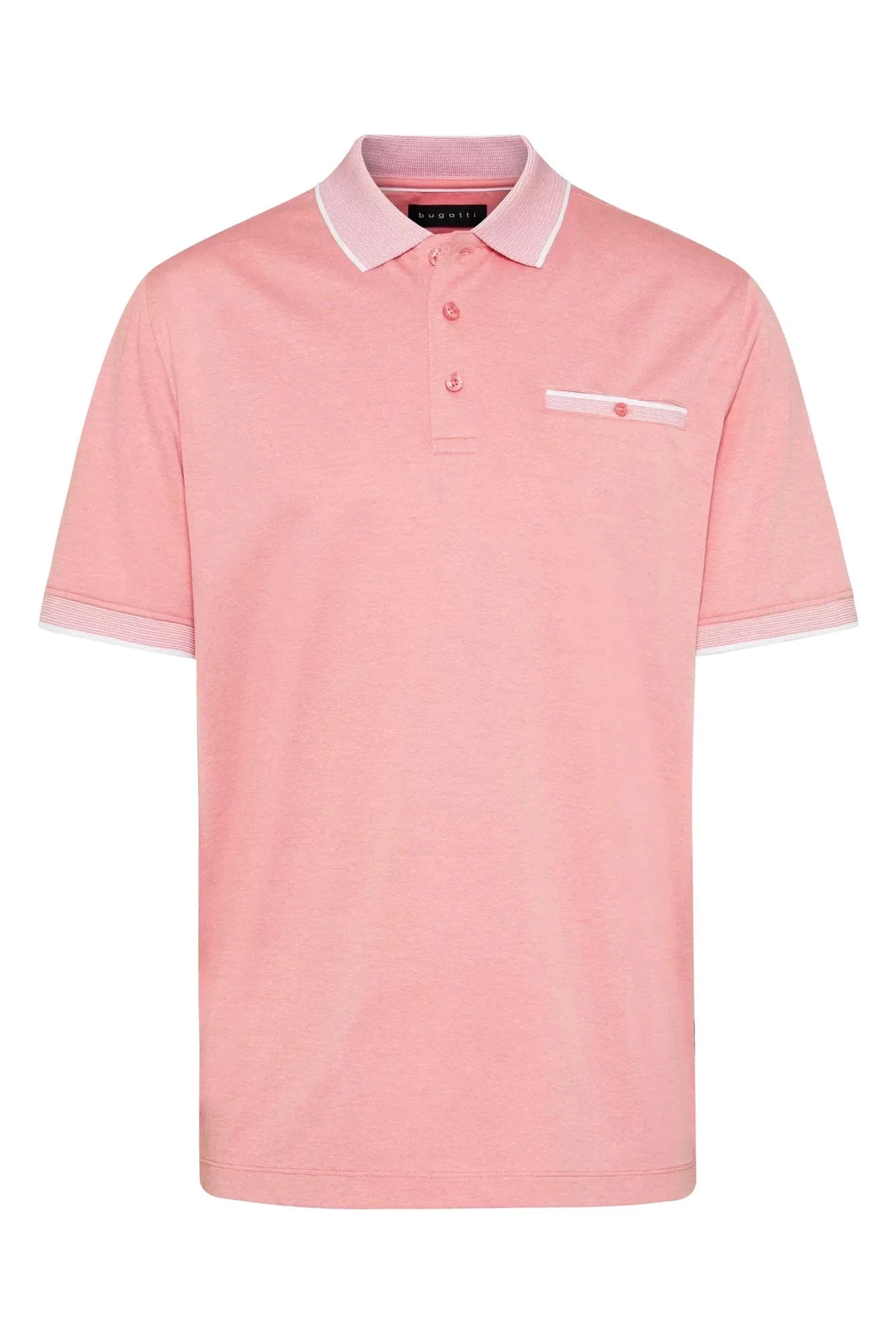 Polo Shirt with Contrast Detail - Apricot