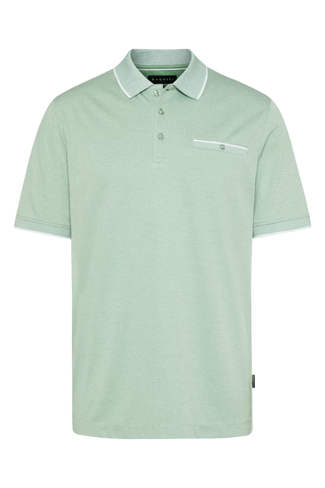 Polo Shirt with Contrast Detail - Mint