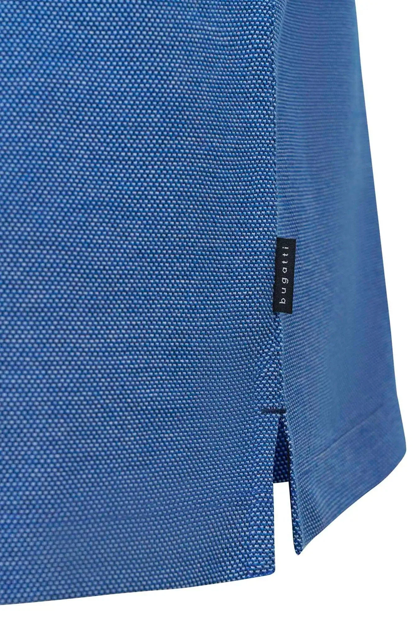 Polo Shirt with Tipping Detail - Blue Grey - Image 3