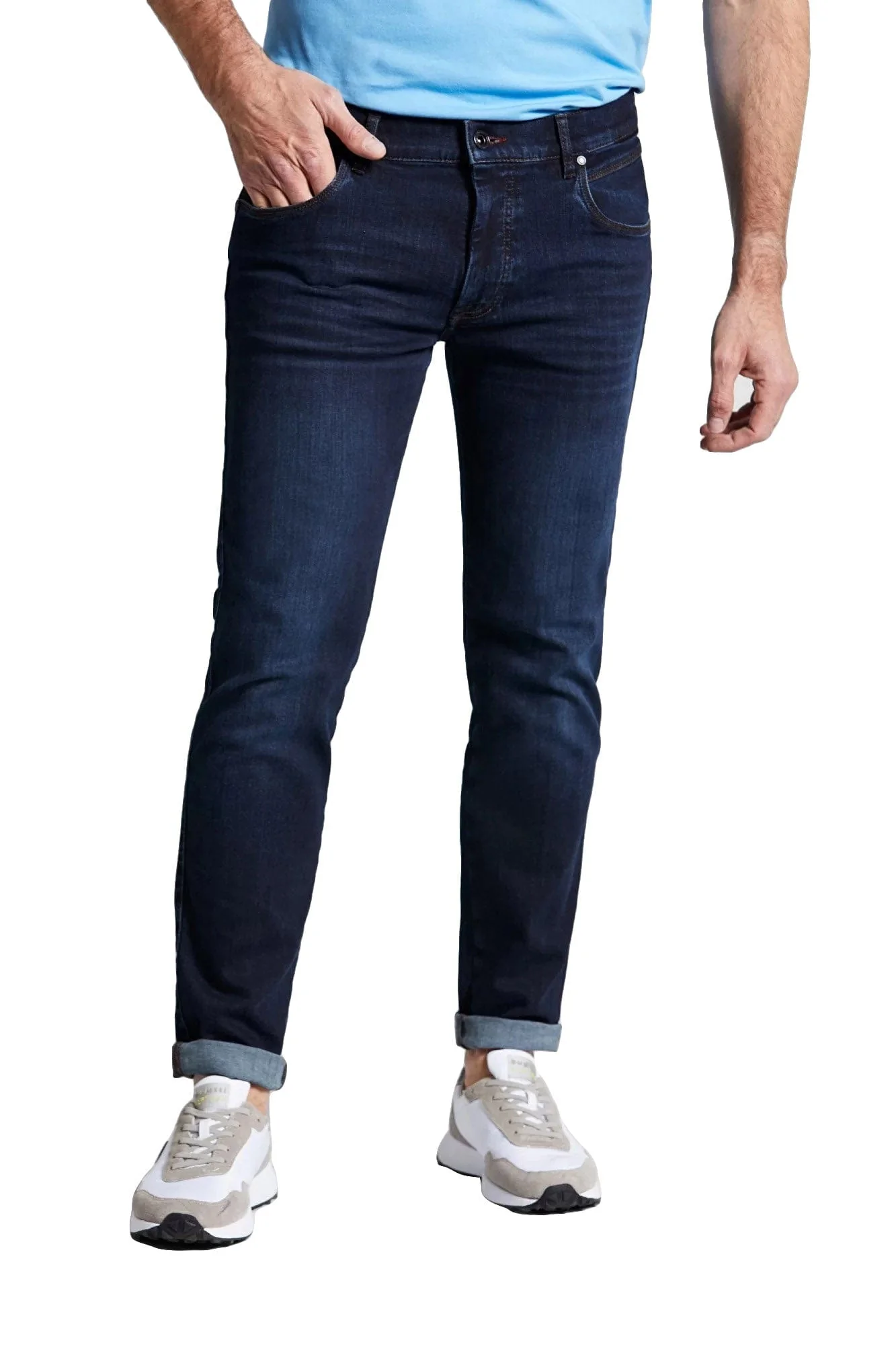 Power Stretch Slim Jeans - Navy