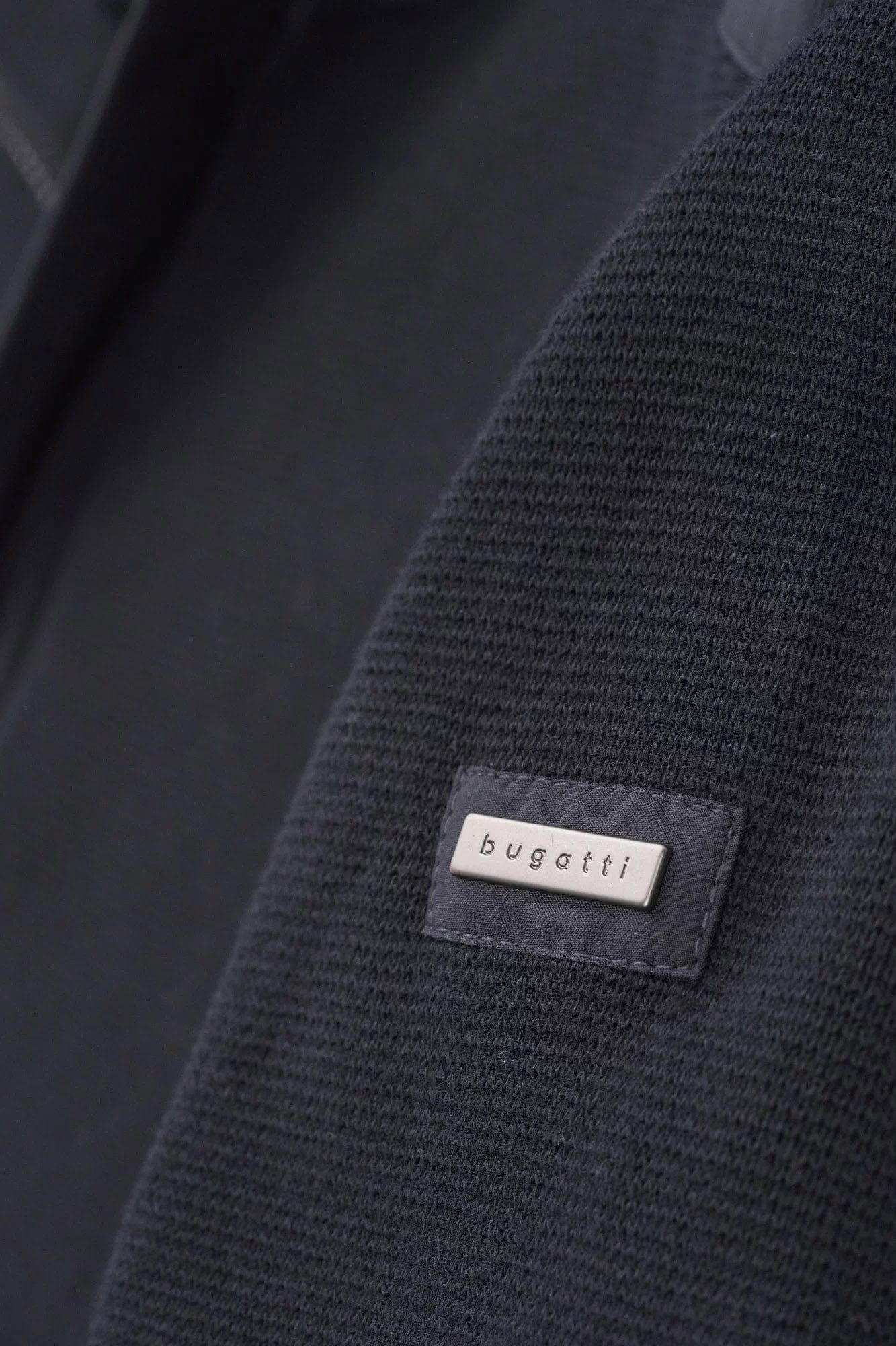 Quarter Zip Heavy Knit Jumper - Navy - Image 4