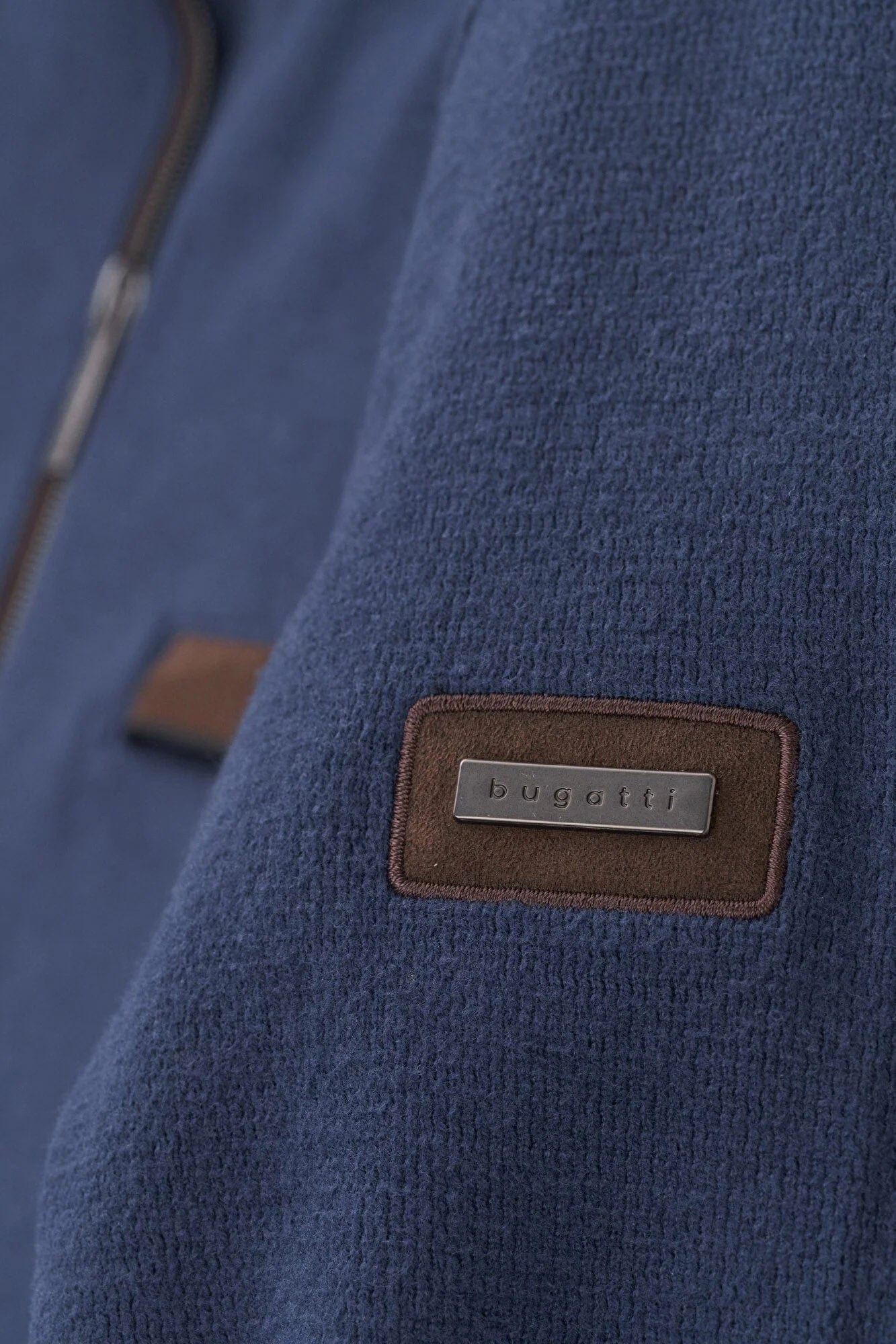 Quarter Zip Super Soft Sweatshirt - Mid Blue - Image 5