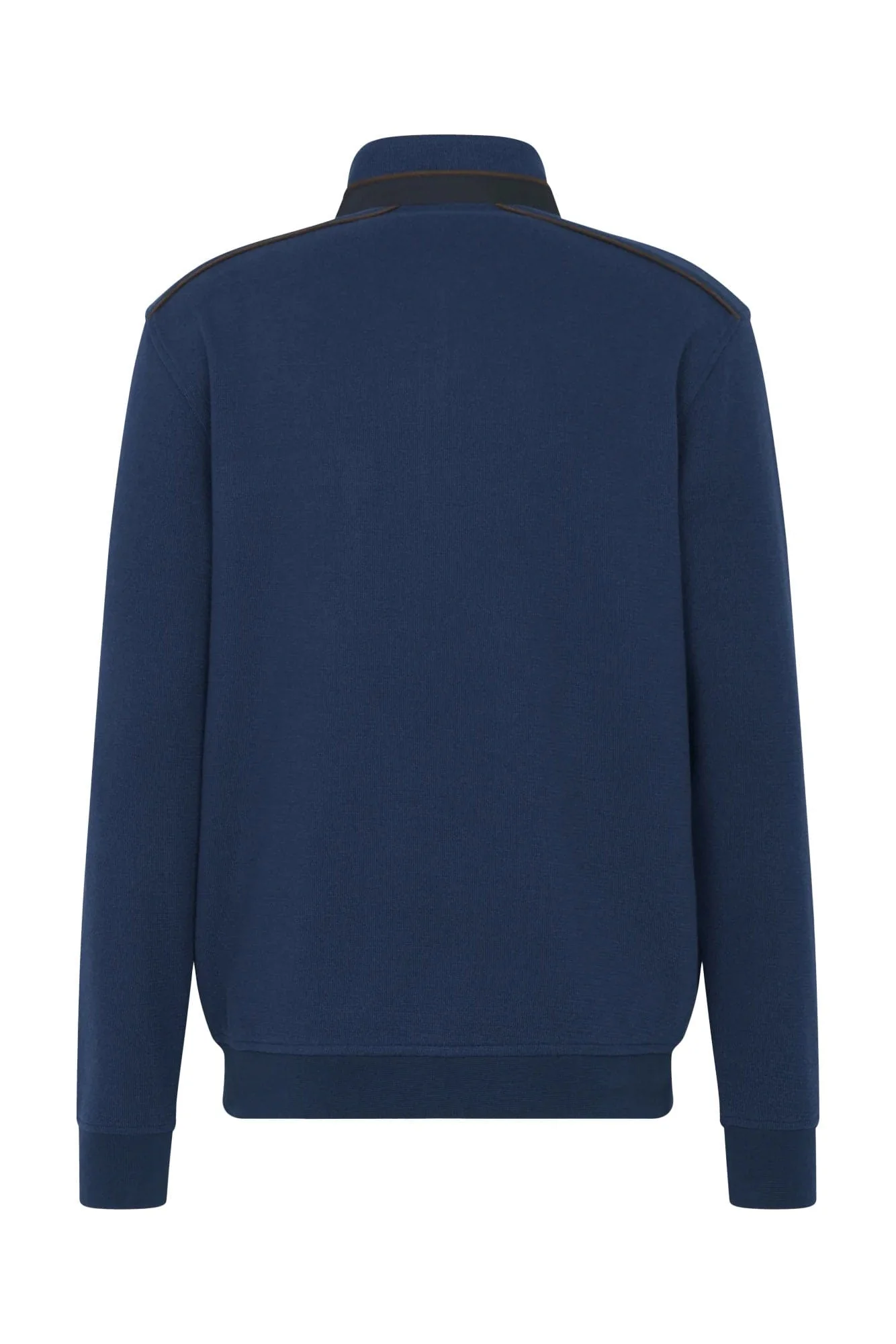 Quarter Zip Super Soft Sweatshirt - Mid Blue - Image 6