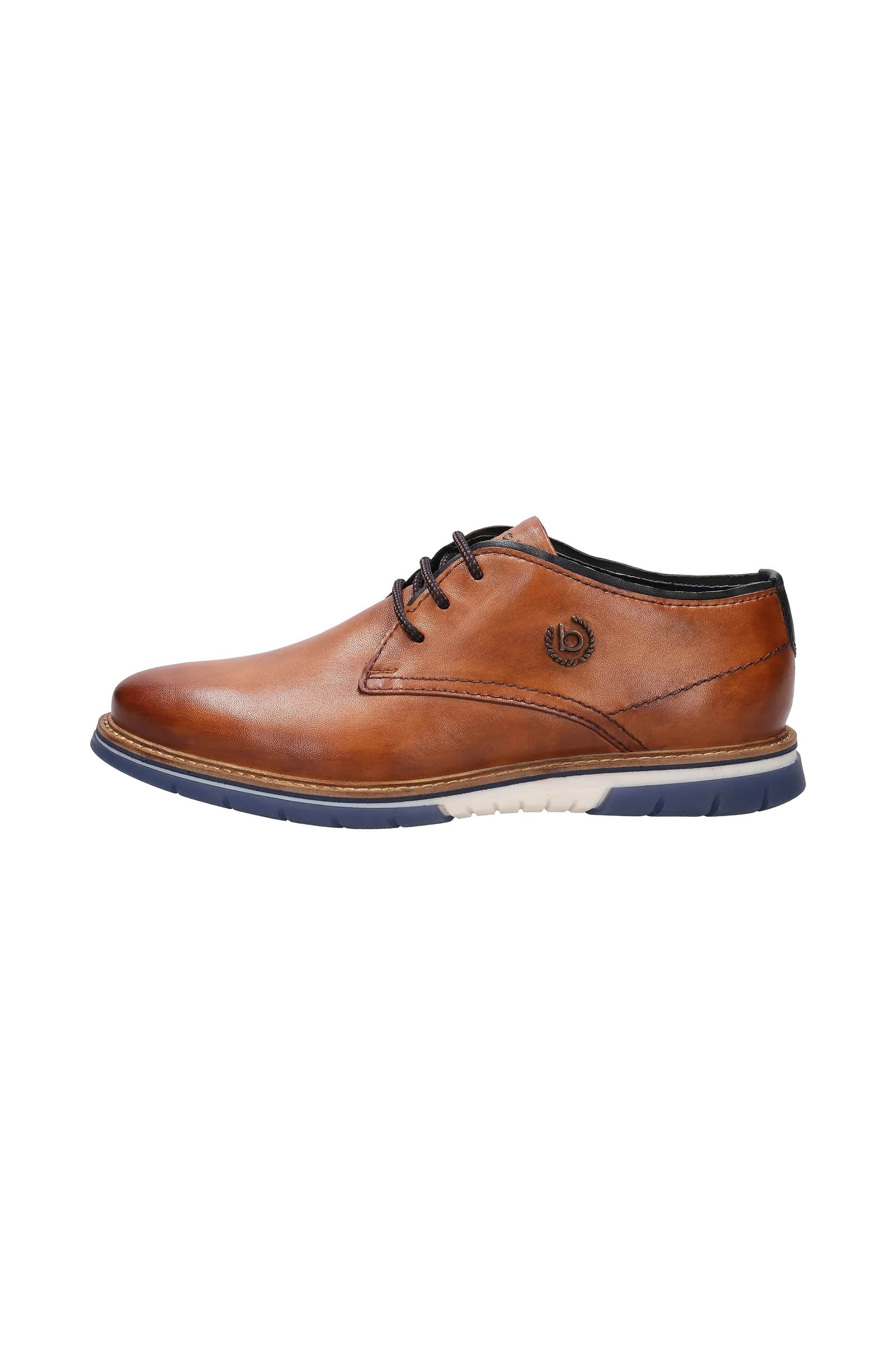 Sammy Comfort Lace Up Shoes - Cognac