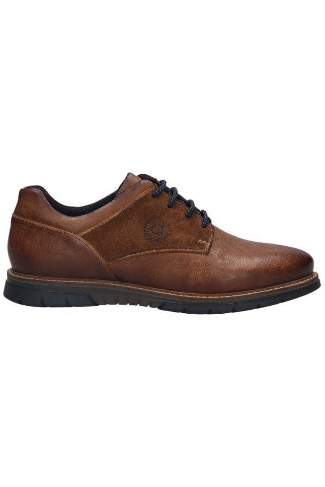 Sammy Soft Fit Lace Up Shoes - Cognac
