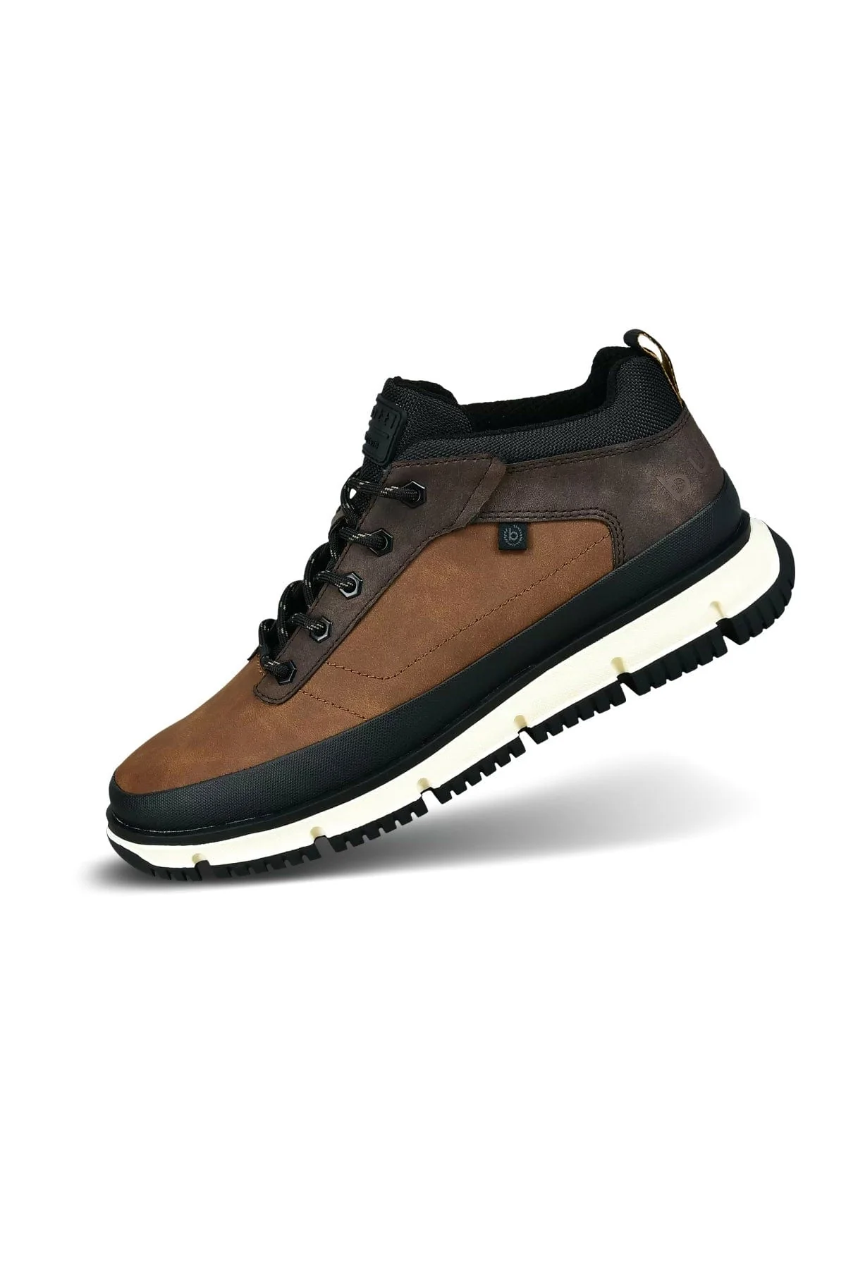 Samper Leather Trainers - Cognac Brown - Image 2