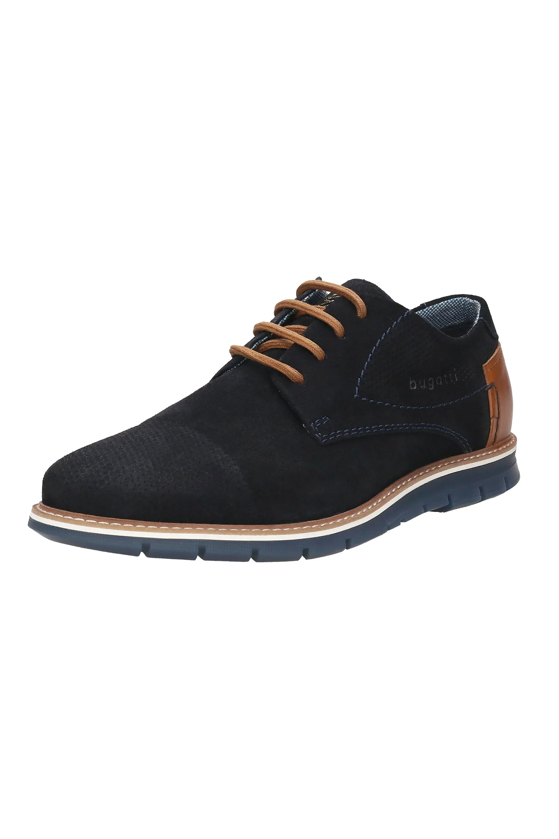 Simone Comfort Suede Leather Shoes - Dark Blue - Image 3