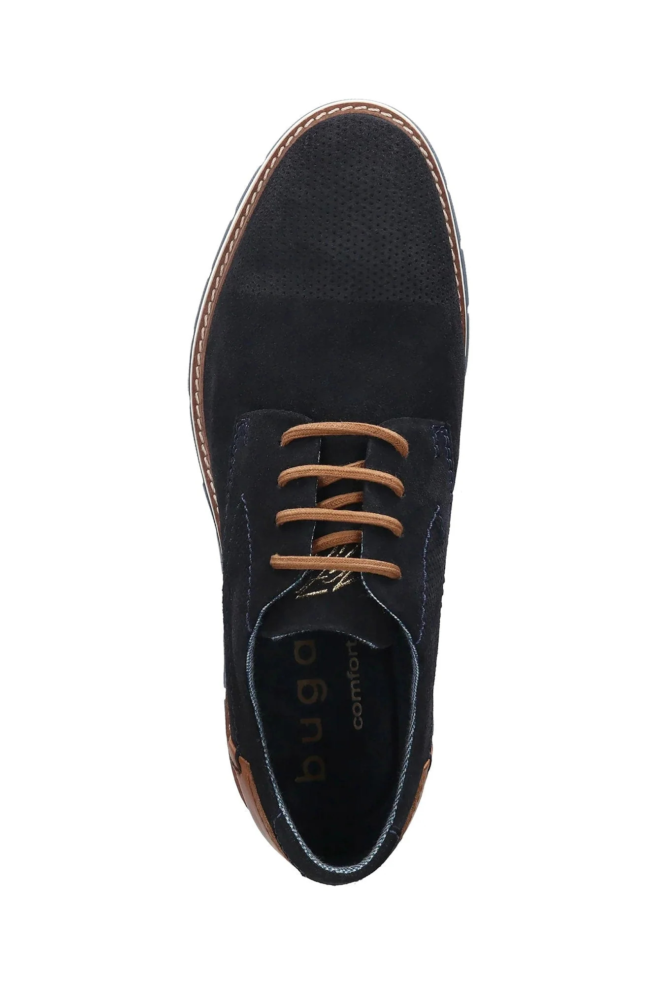 Simone Comfort Suede Leather Shoes - Dark Blue - Image 4
