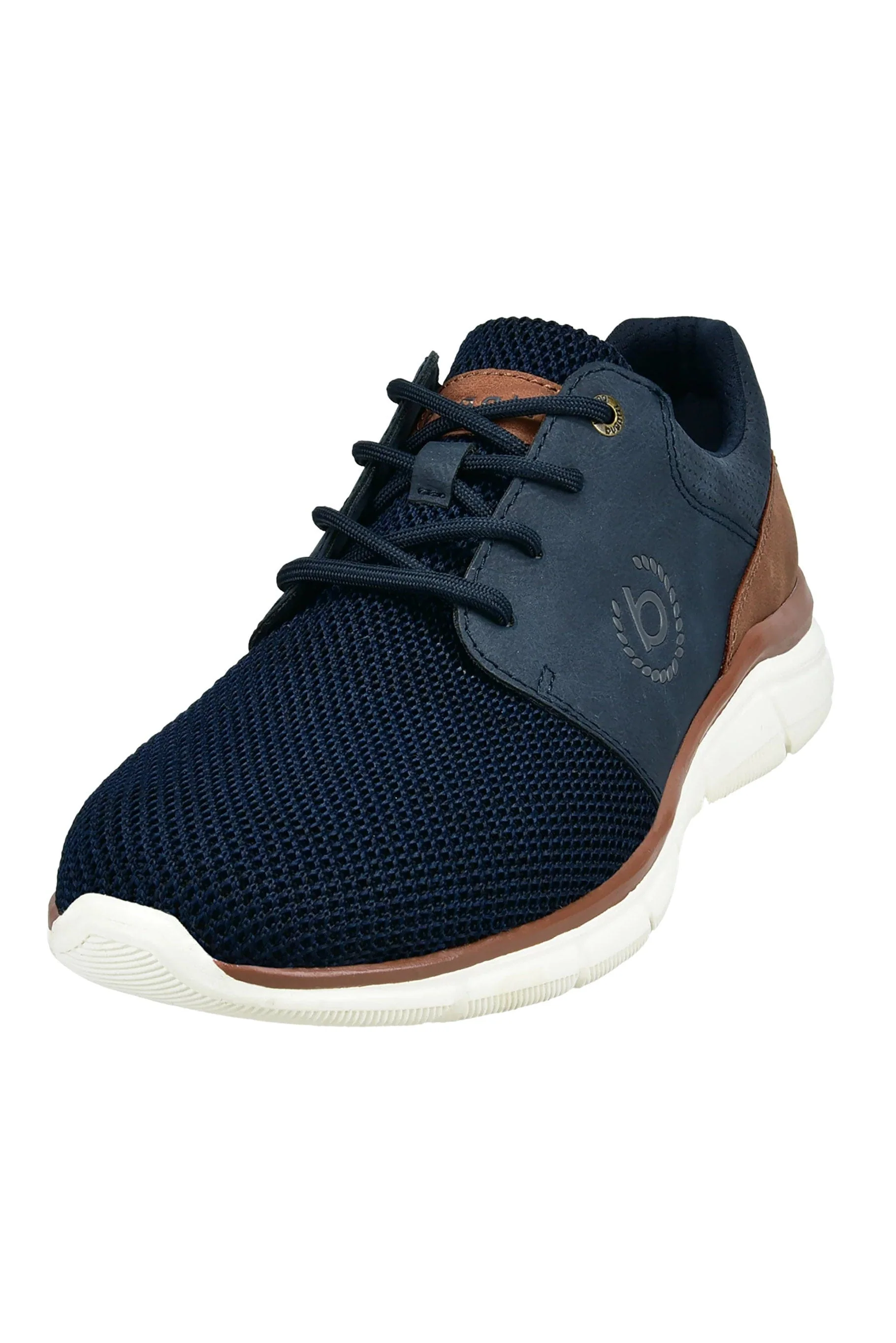 Soa Knit Detail Trainers - Dark Blue - Image 3