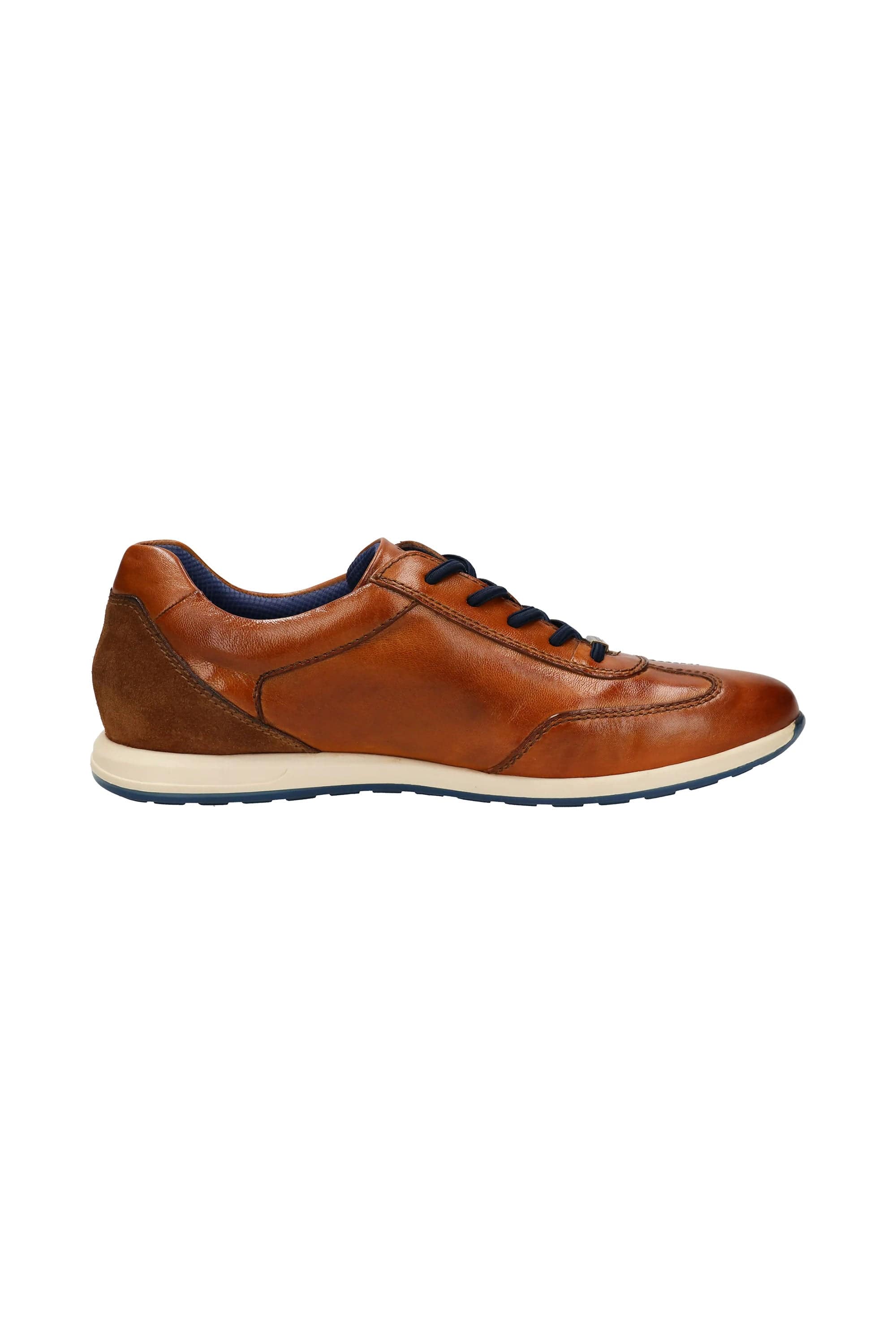 Thorello Leather Trainers - Cognac - Image 2