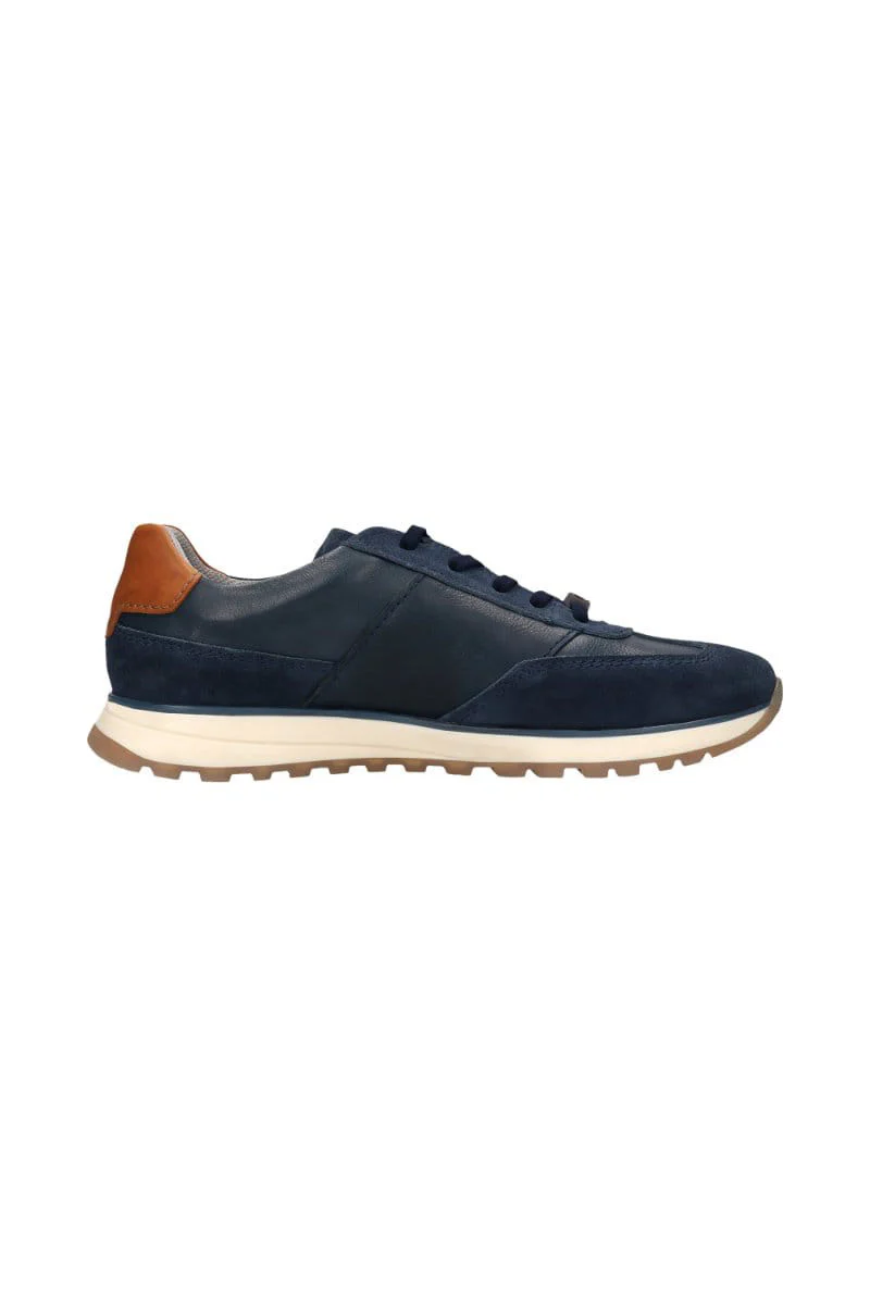 Timon Leather Trainer - Blue - Image 2