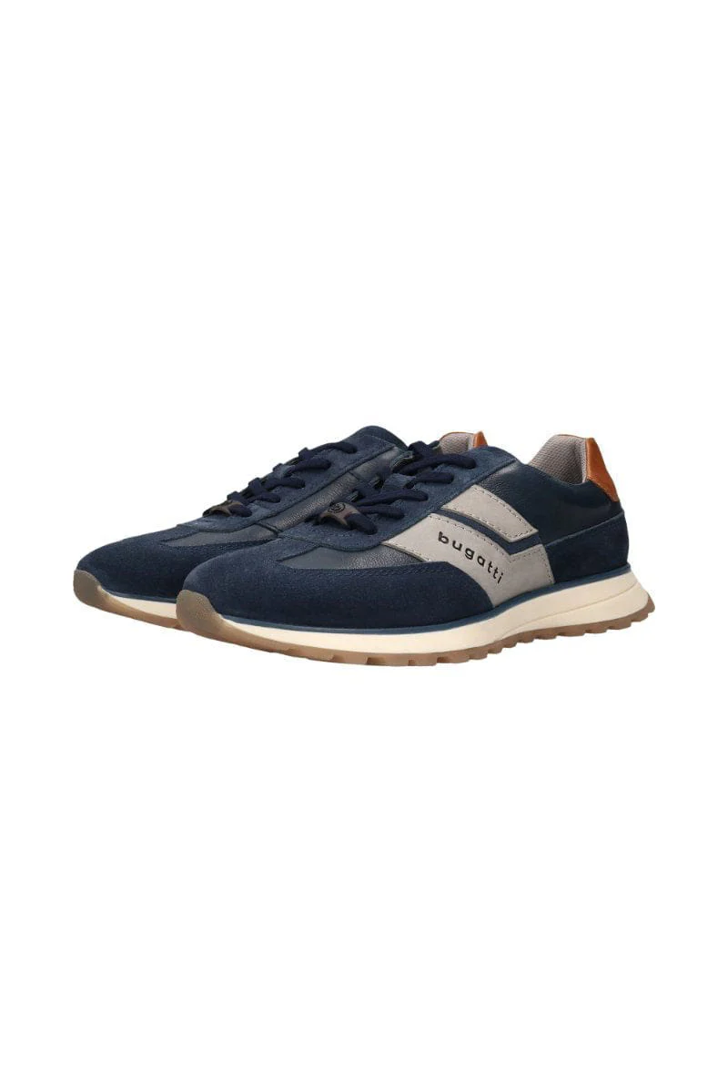 Timon Leather Trainer - Blue - Image 3