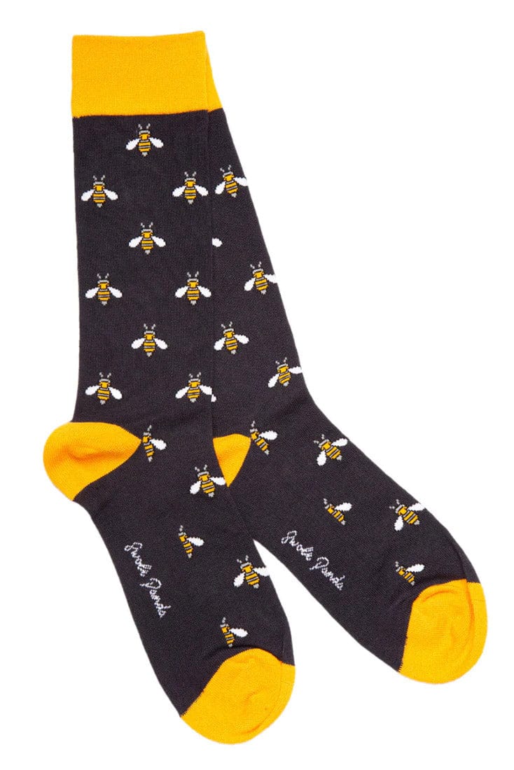 Bumblebee Bamboo Socks - Navy