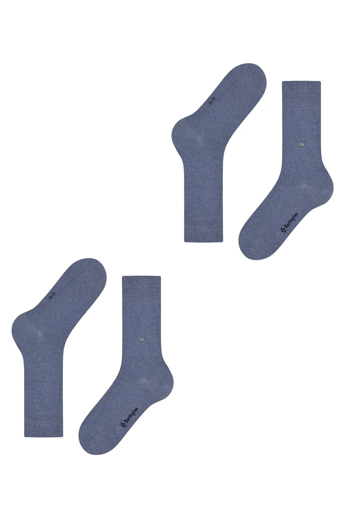 Everyday 2 Pack Socks - Light Denim - Image 4