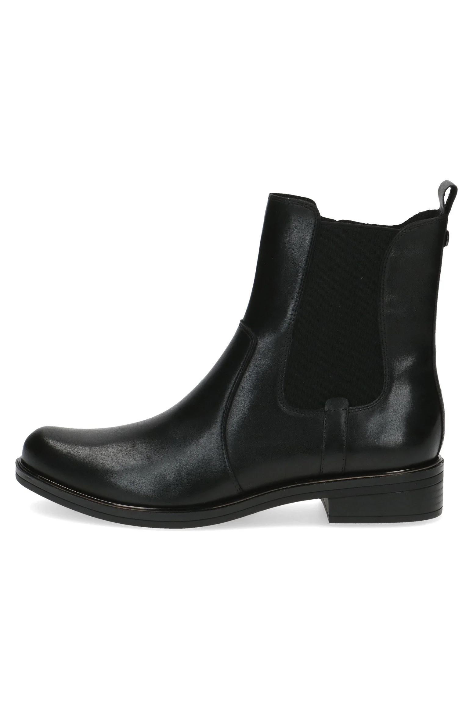 Chelsea Leather Ankle Boot - Black Nappa