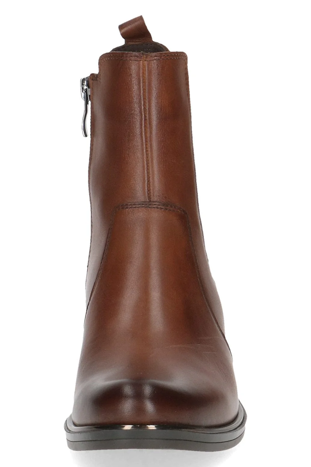 Chelsea Leather Ankle Boots - Cognac Nappa - Image 4
