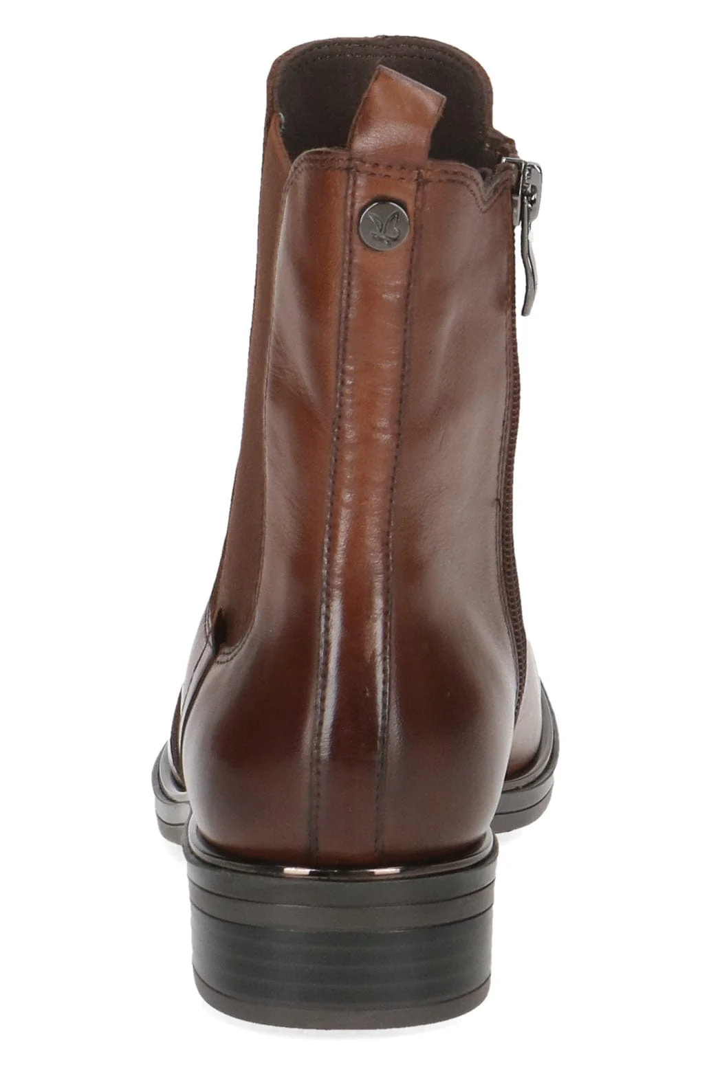 Chelsea Leather Ankle Boots - Cognac Nappa - Image 5