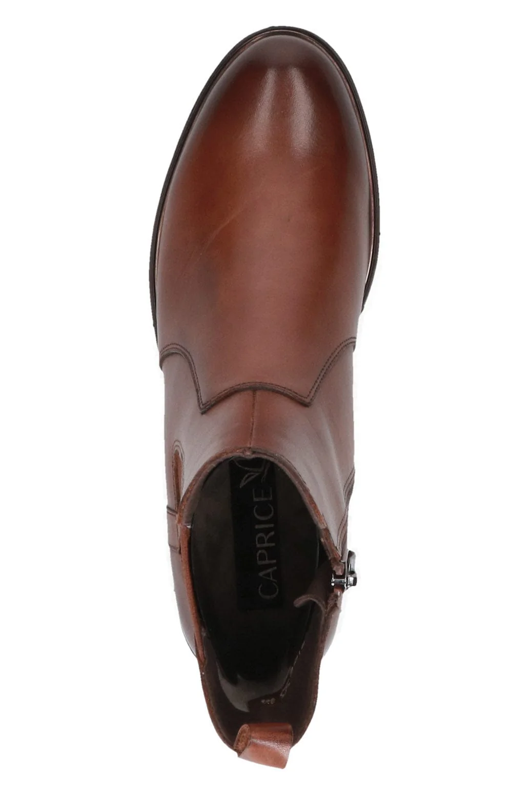 Chelsea Leather Ankle Boots - Cognac Nappa - Image 6