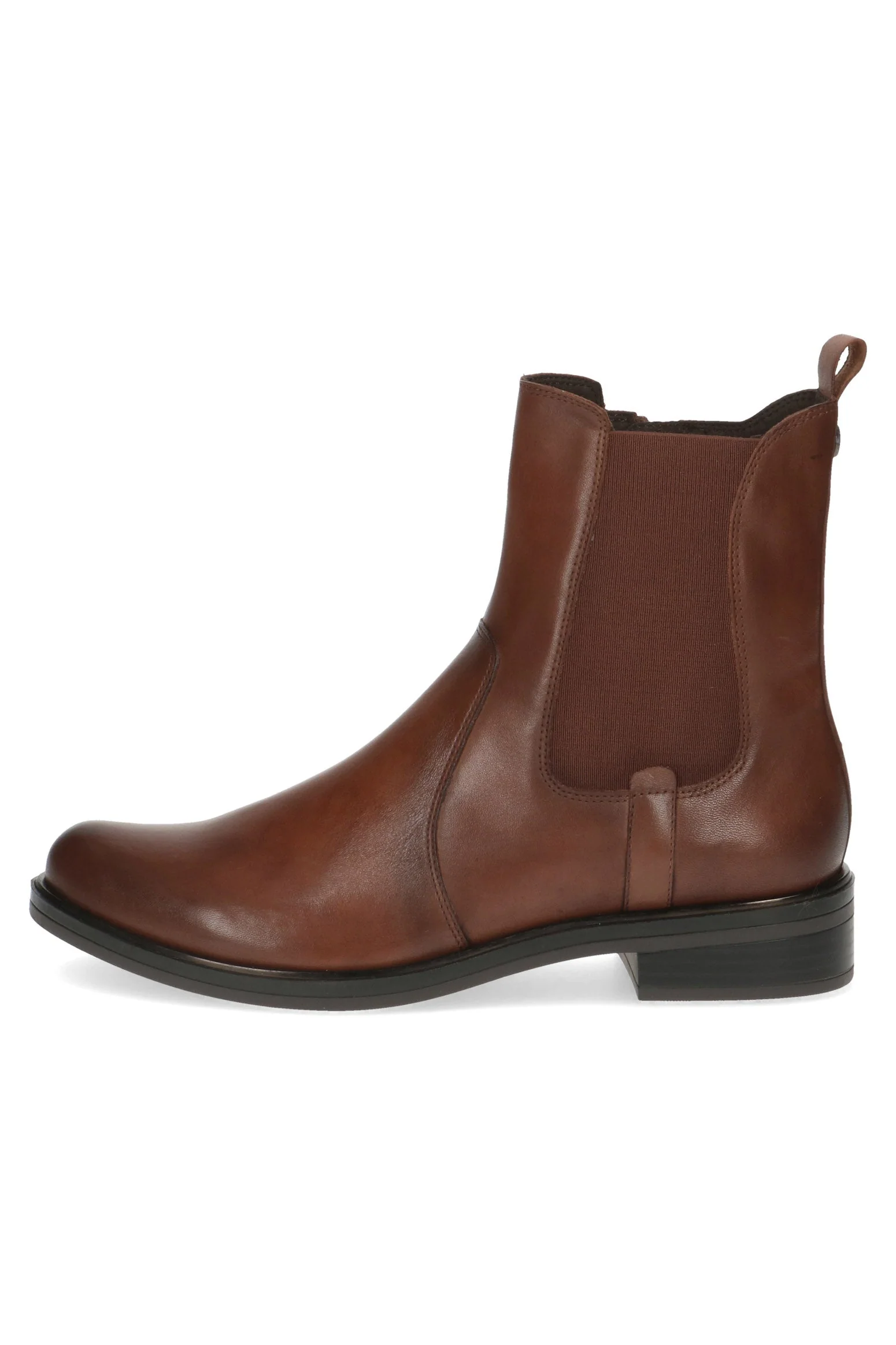 Chelsea Leather Ankle Boots - Cognac Nappa