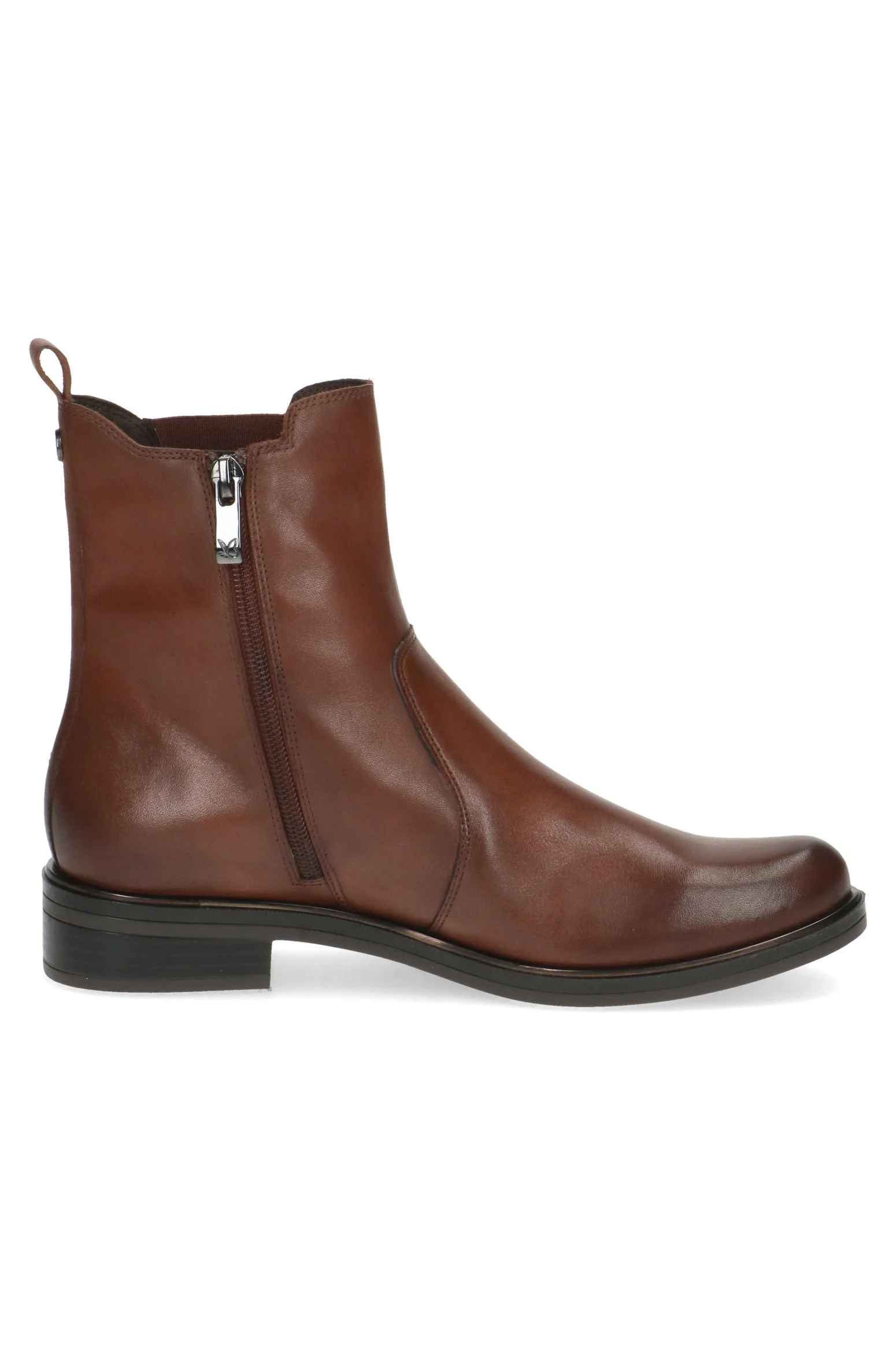 Chelsea Leather Ankle Boots - Cognac Nappa - Image 2