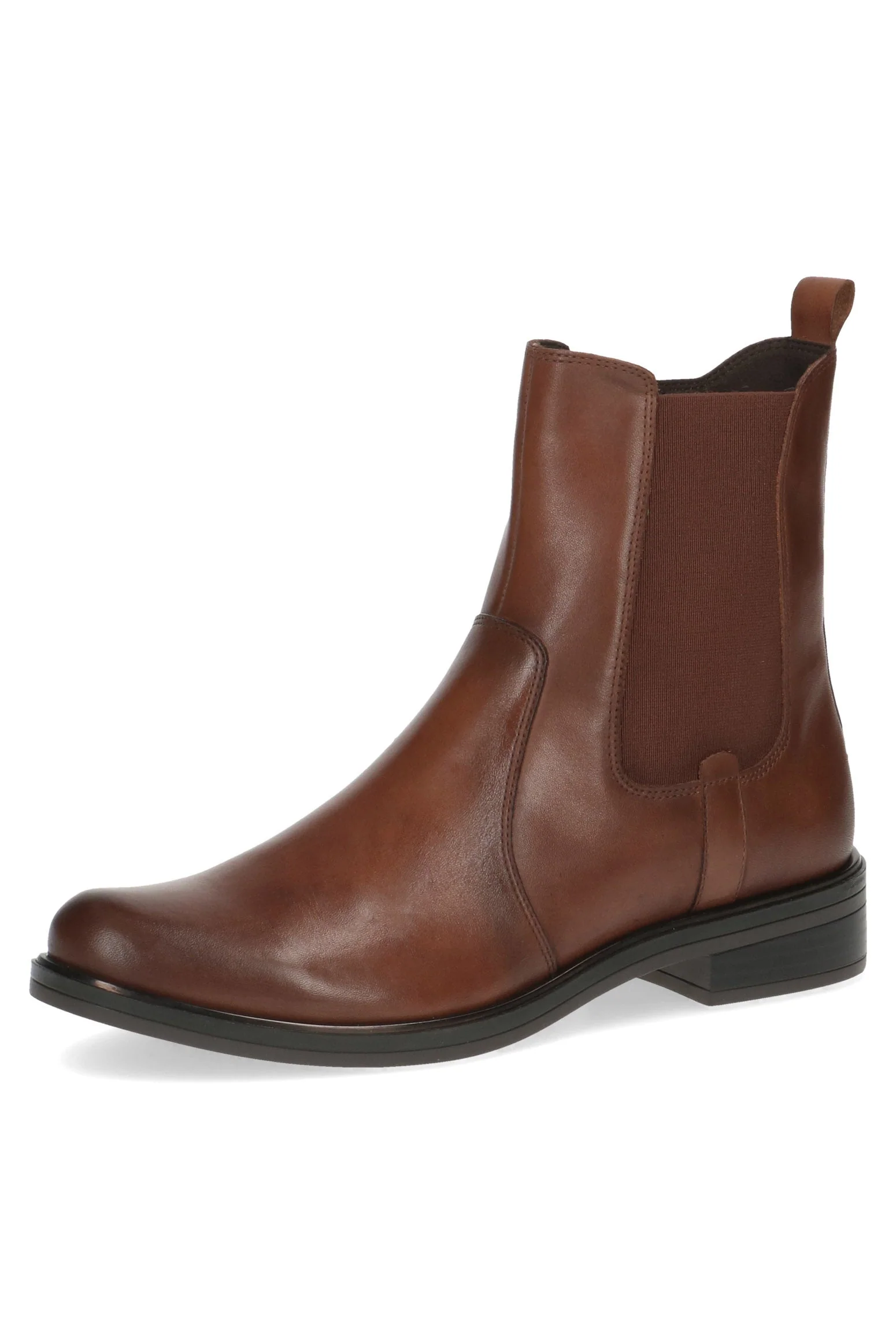 Chelsea Leather Ankle Boots - Cognac Nappa - Image 3