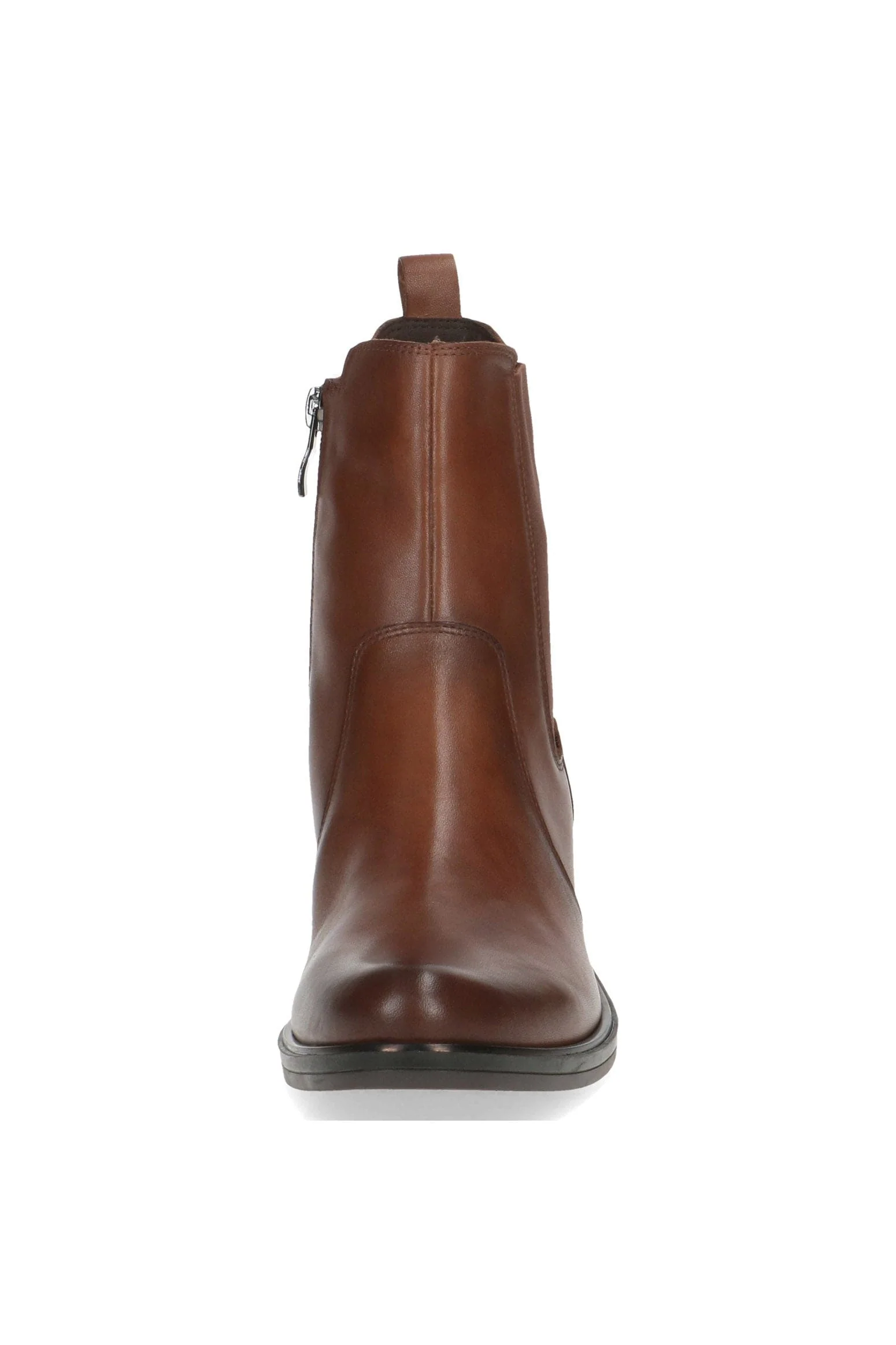 Chelsea Leather Ankle Boots - Cognac Nappa - Image 4