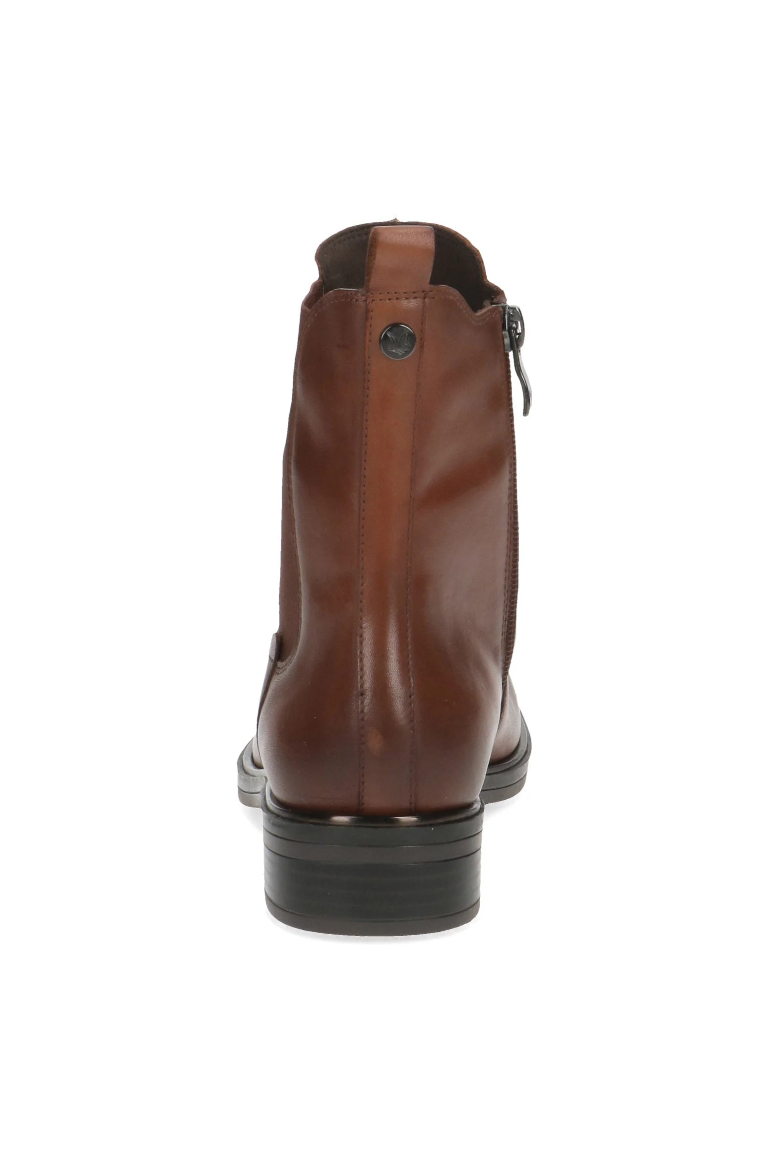 Chelsea Leather Ankle Boots - Cognac Nappa - Image 5