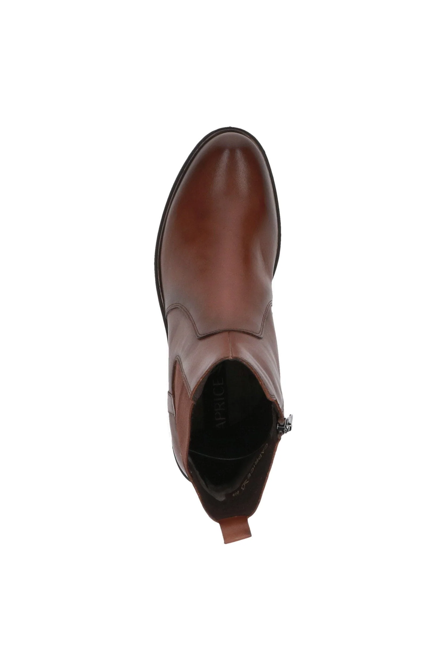 Chelsea Leather Ankle Boots - Cognac Nappa - Image 7
