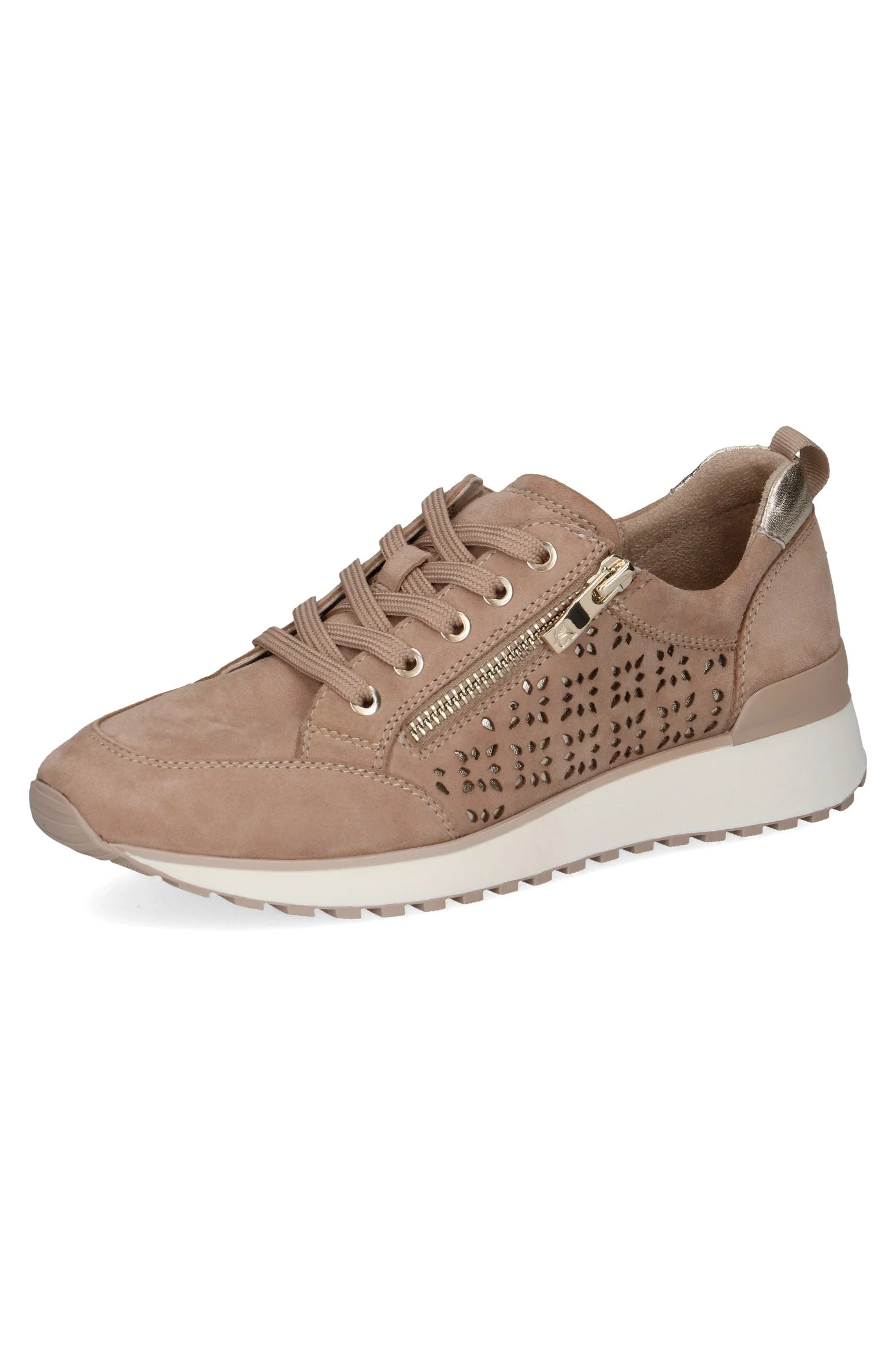 Geometric Flatform Trainers - Sand Comb - Image 3