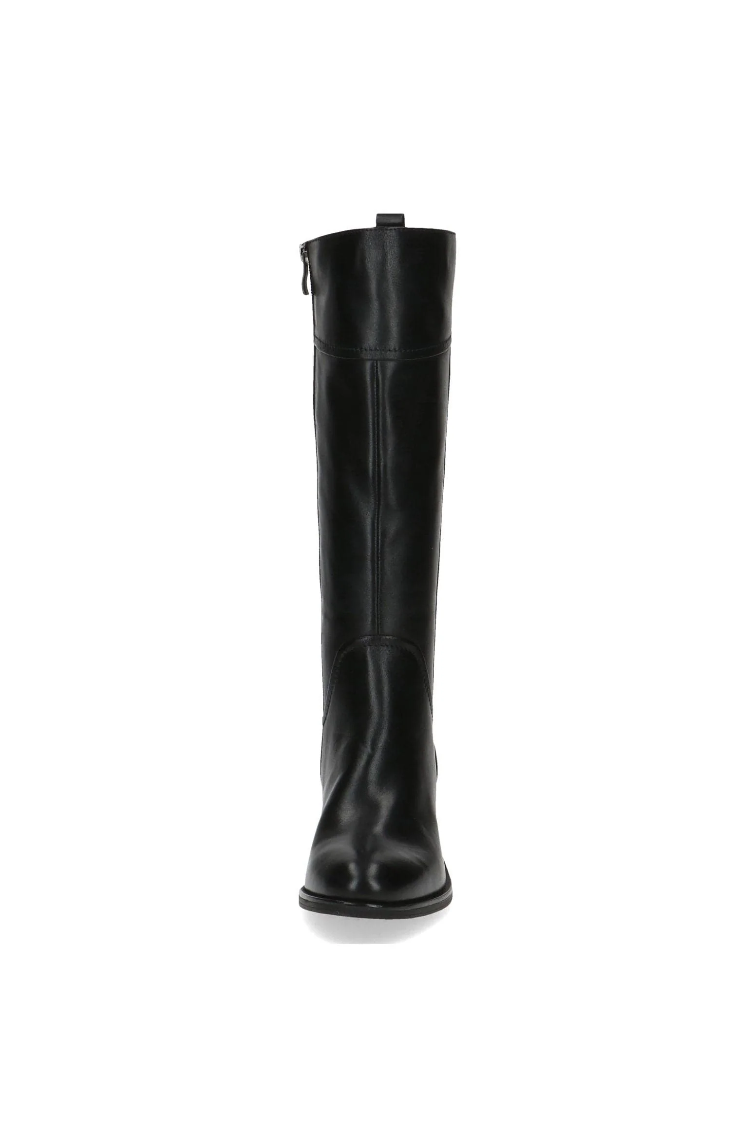 Knee High Leather Boots - Black Nappa - Image 4