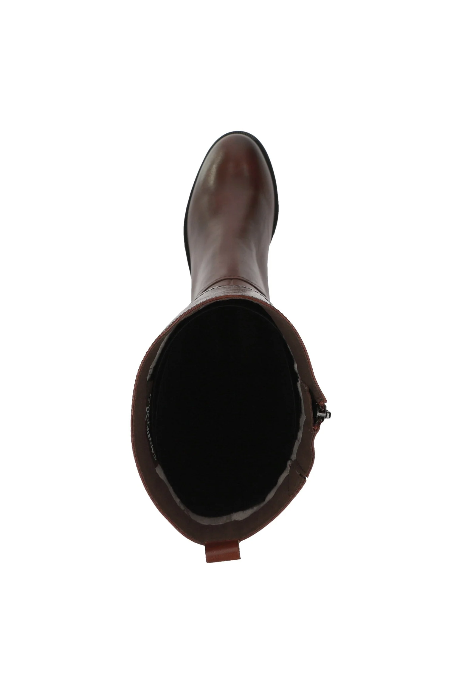 Knee High Leather Boots - Cognac Nappa - Image 7