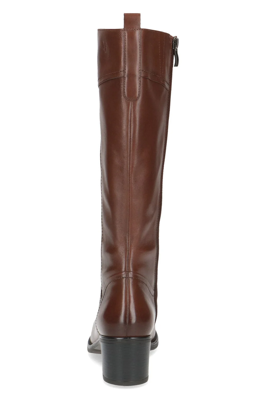 Leather Knee High Boots - Cognac Nappa - Image 5