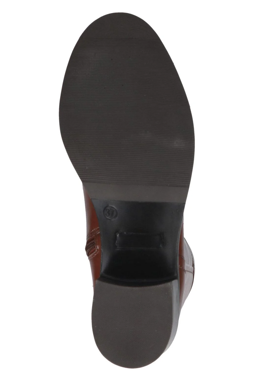 Leather Knee High Boots - Cognac Nappa - Image 8