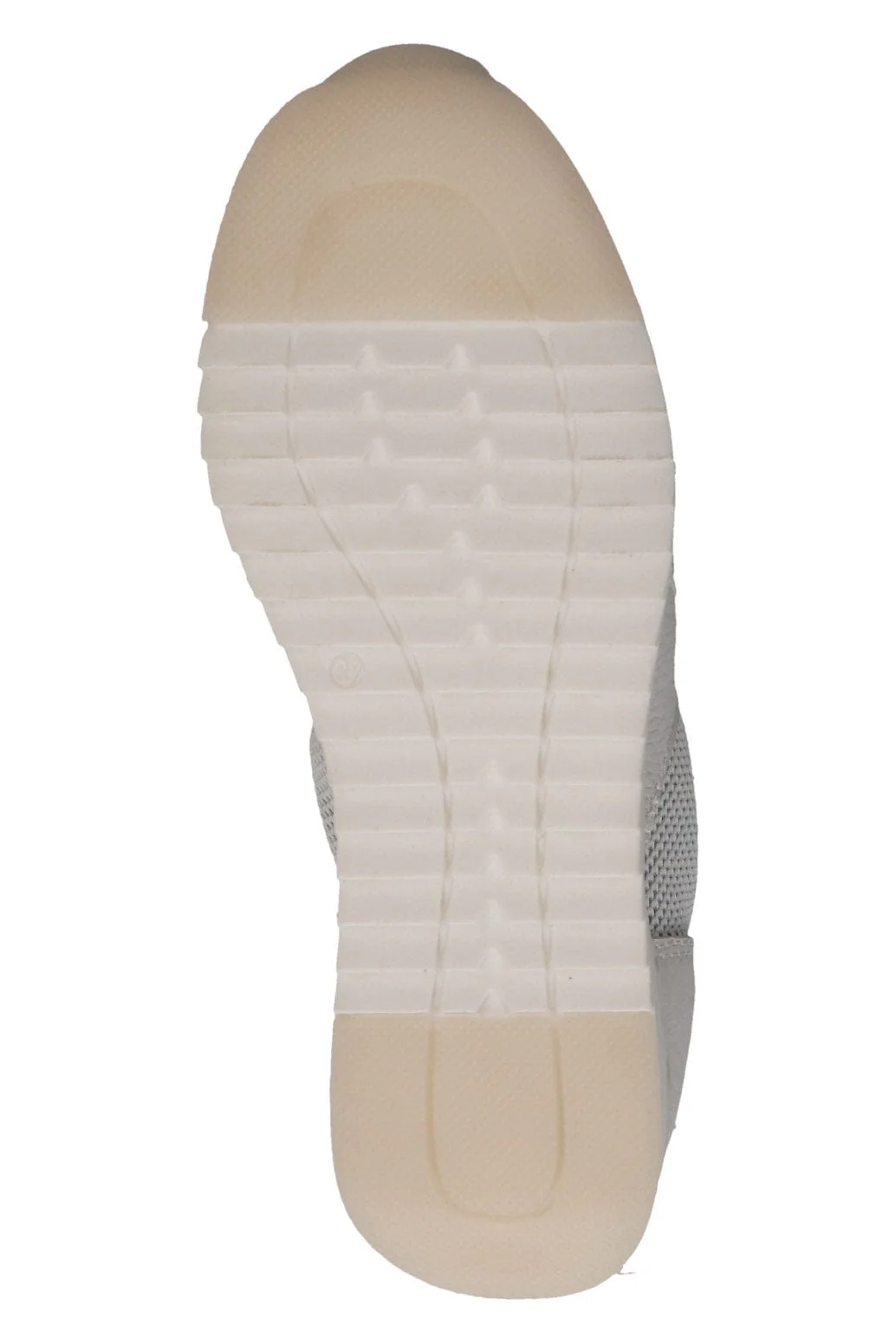 Leather Mesh Detail Slip-On Loafers - Pearl Comb - Image 6