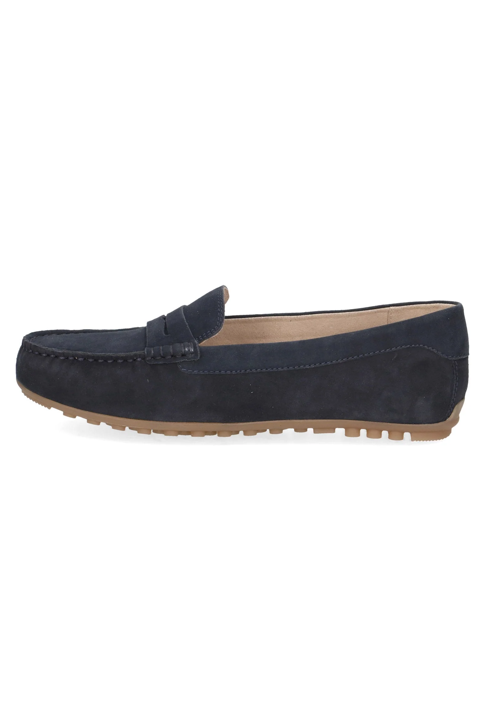 Leather Suede Moccasin Shoes - Ocean Suede