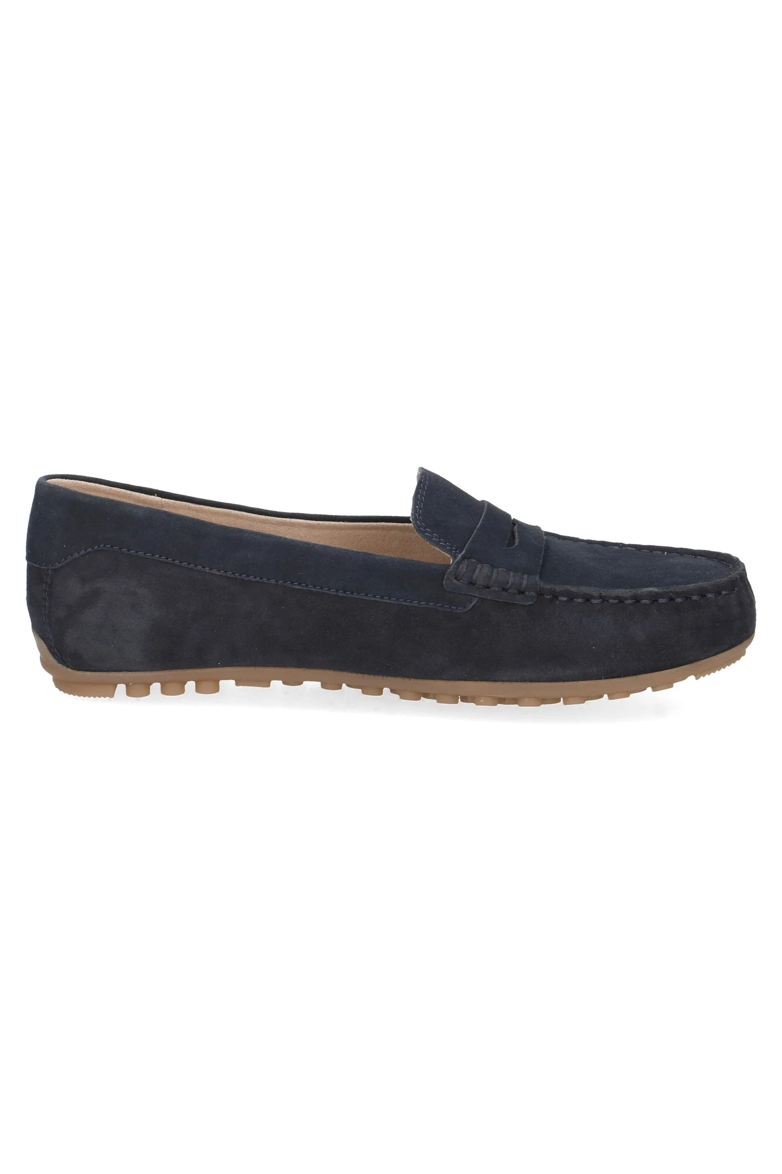 Leather Suede Moccasin Shoes - Ocean Suede - Image 2