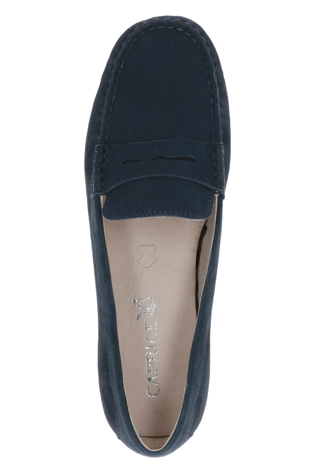 Leather Suede Moccasin Shoes - Ocean Suede - Image 3