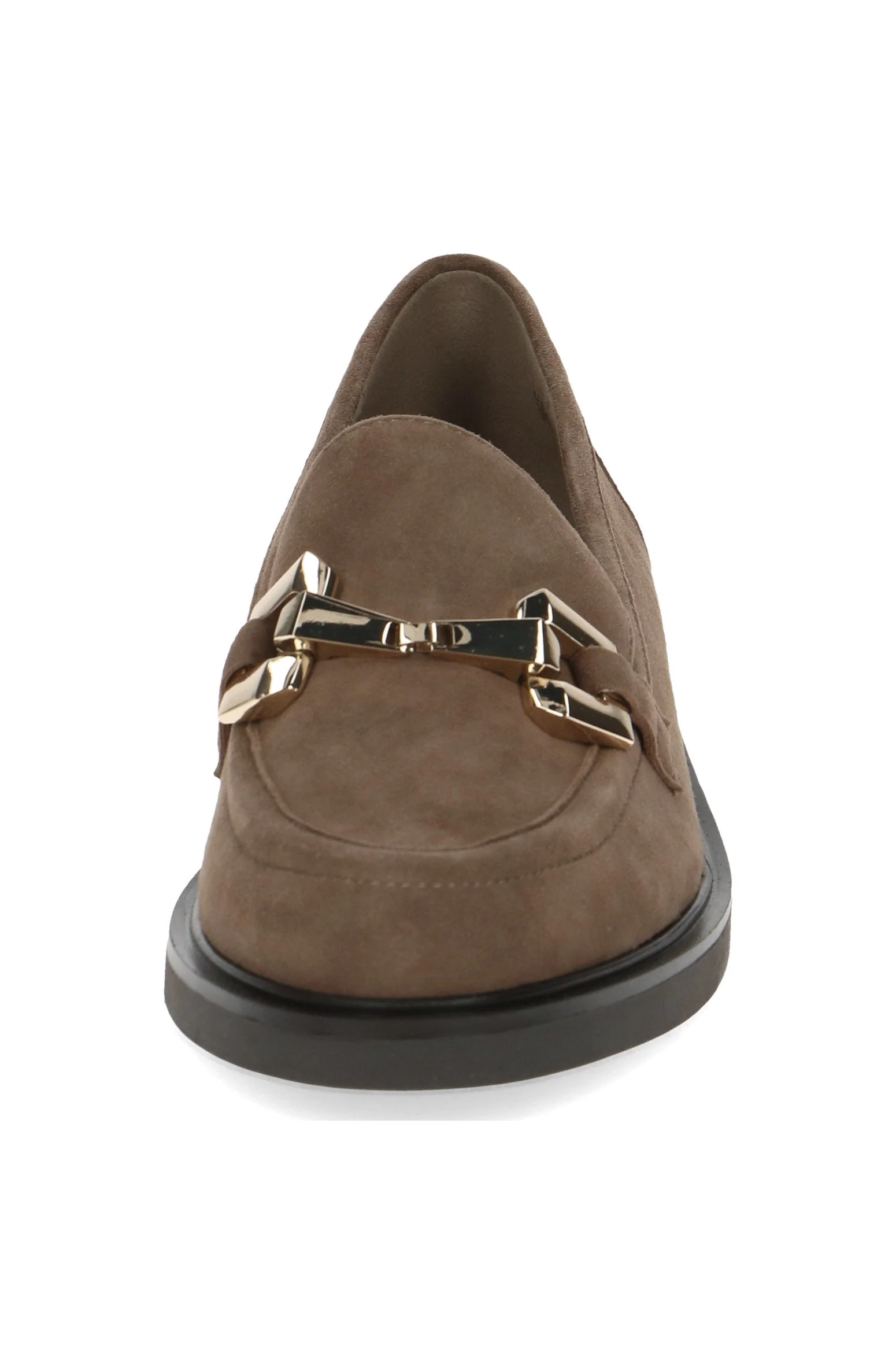 Moccasin Leather Shoes - Taupe Suede - Image 5