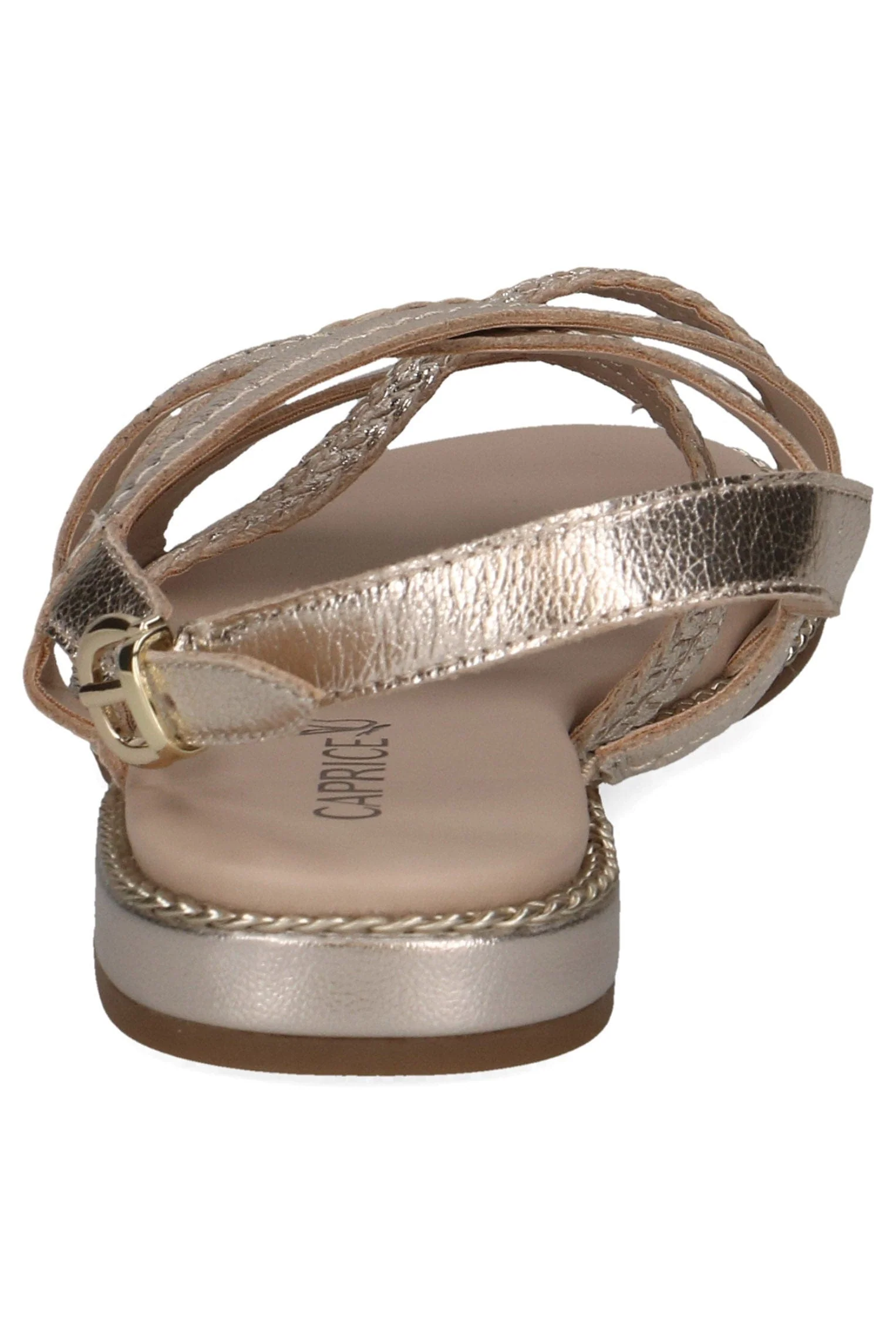 Strappy Sandals - Platin Metal - Image 4