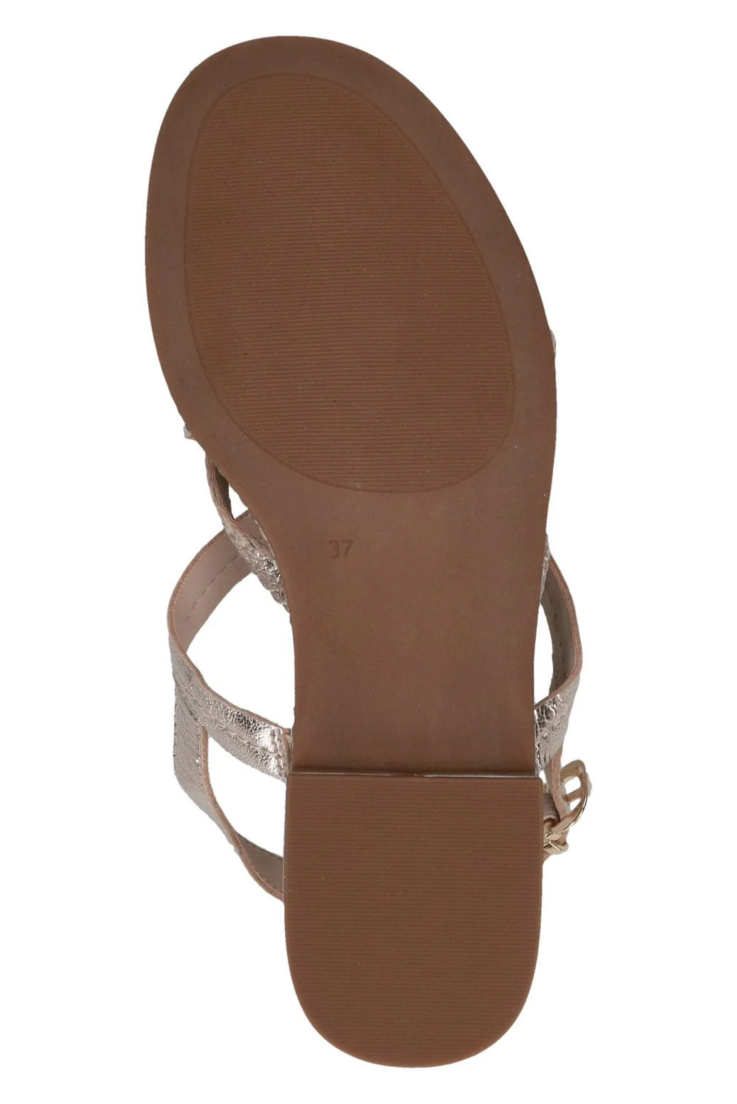 Strappy Sandals - Platin Metal - Image 6