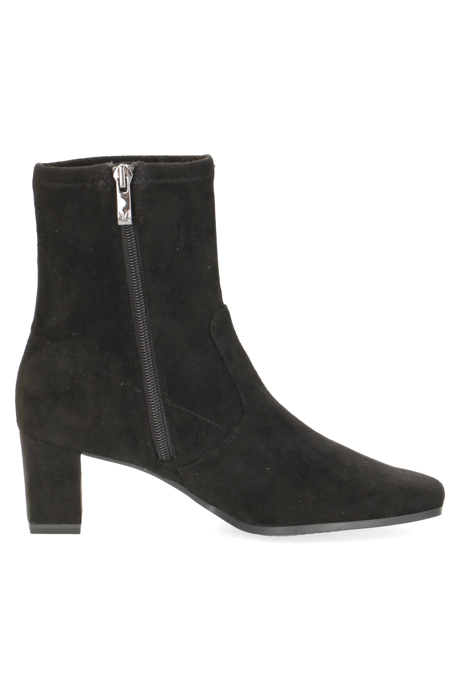 Stretch Ankle Boots - Black - Image 2
